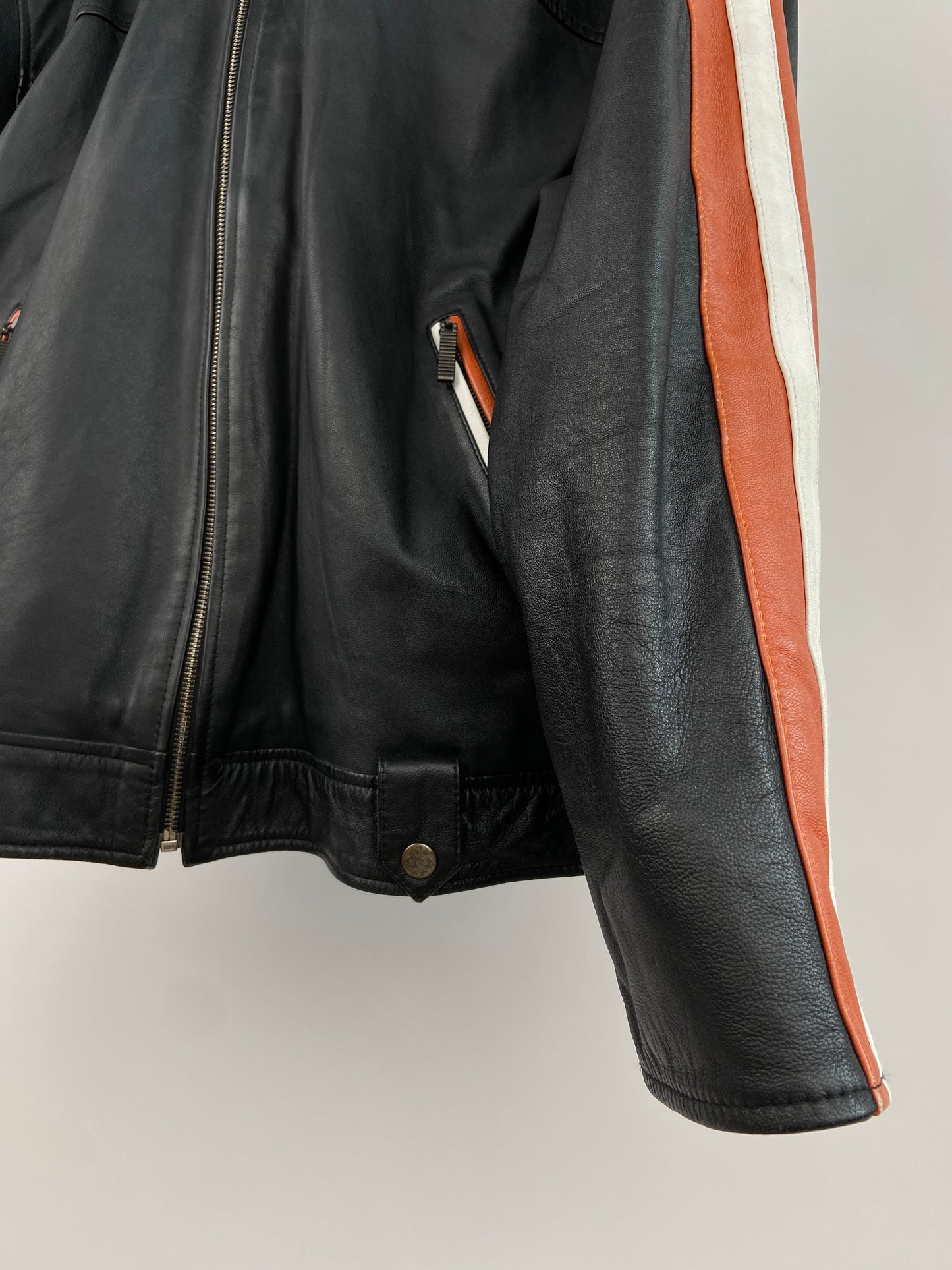 Vintage Diesel ‘D’ 90s Leather Jacket