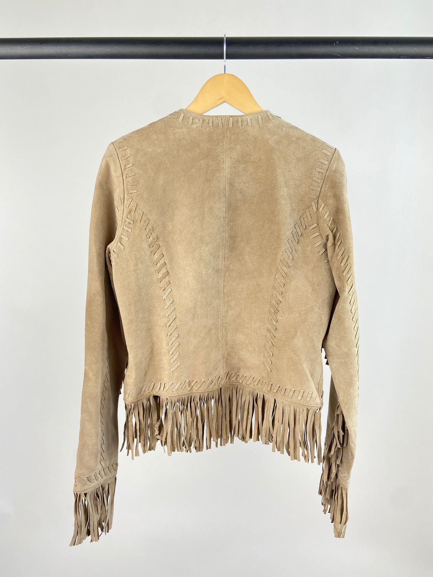 Western 70s Suede Tassel Jacket