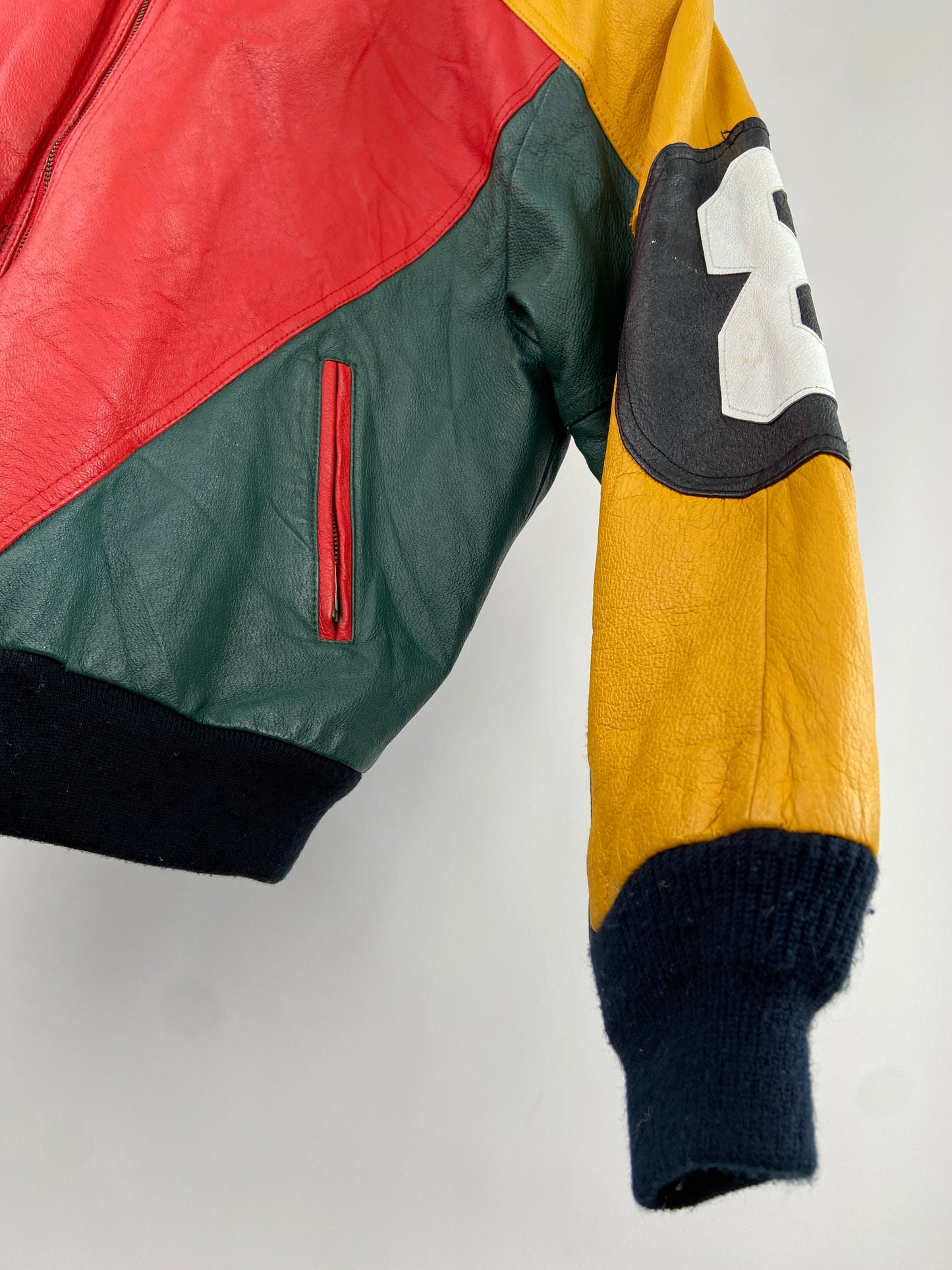 Vintage 8 Ball 90s Leather Jacket