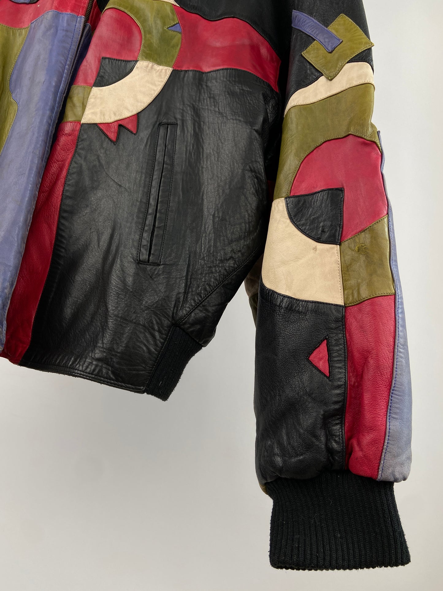 Vintage Pelle Pelle 90s Leather Bomber Jacket