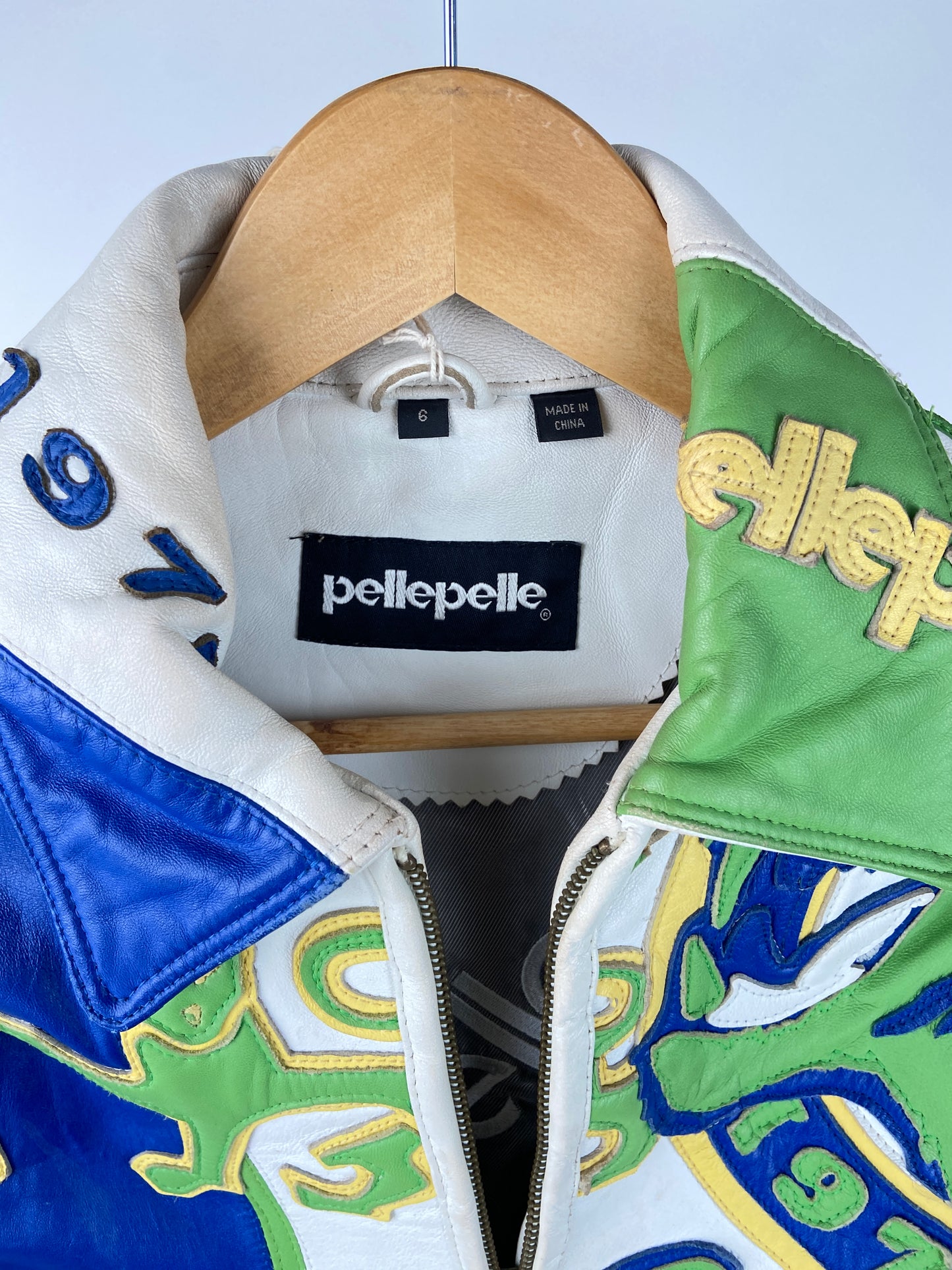 Vintage Pelle Pelle 90s Leather Bomber Jacket