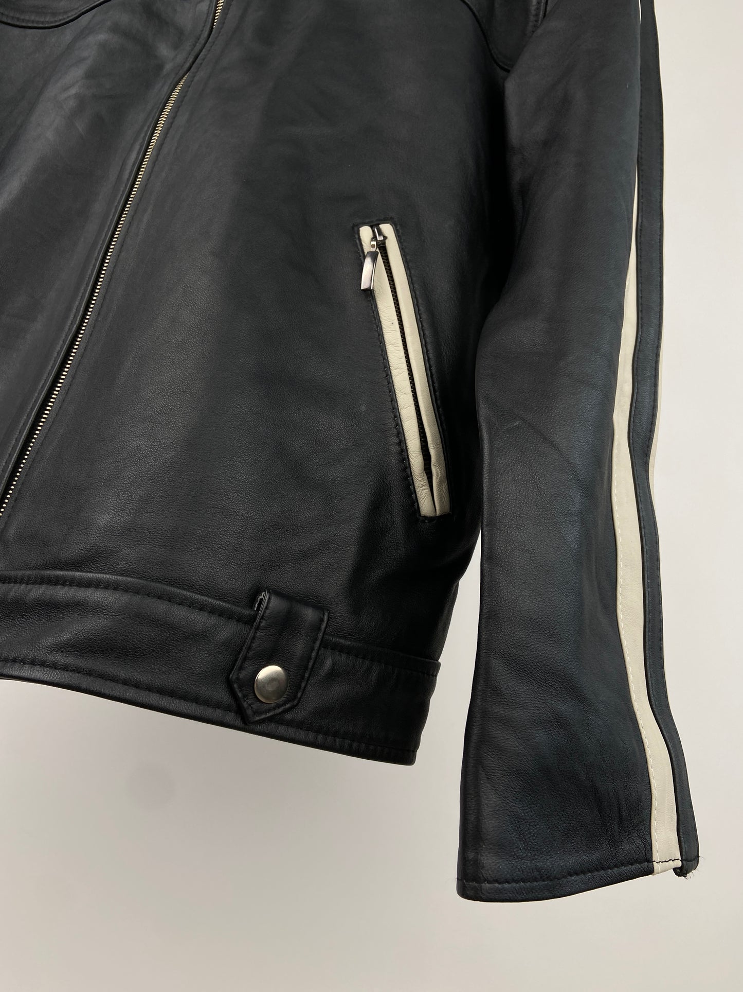 Vintage Diesel ‘D’ 90s Leather Jacket