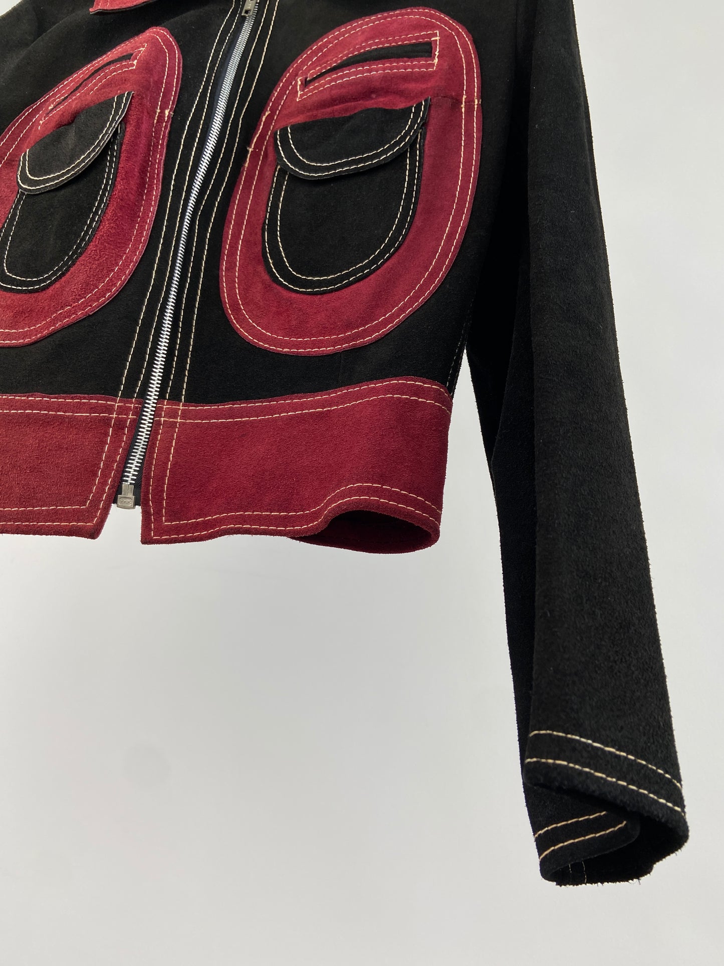 Vintage 70s Suede Contrast Jacket