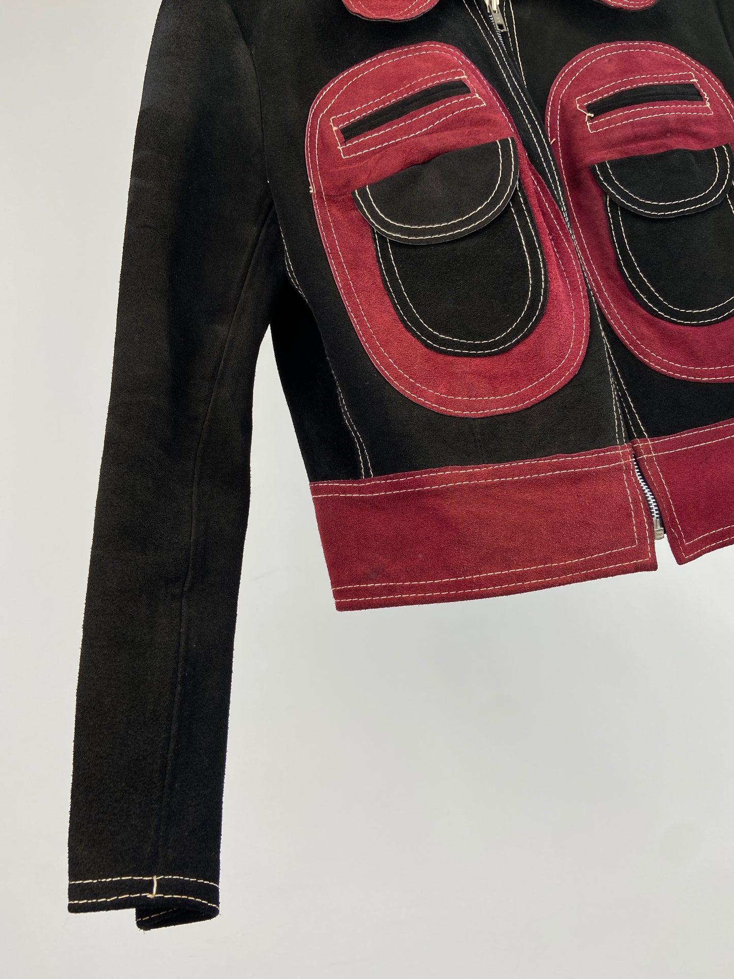 Vintage 70s Suede Contrast Jacket