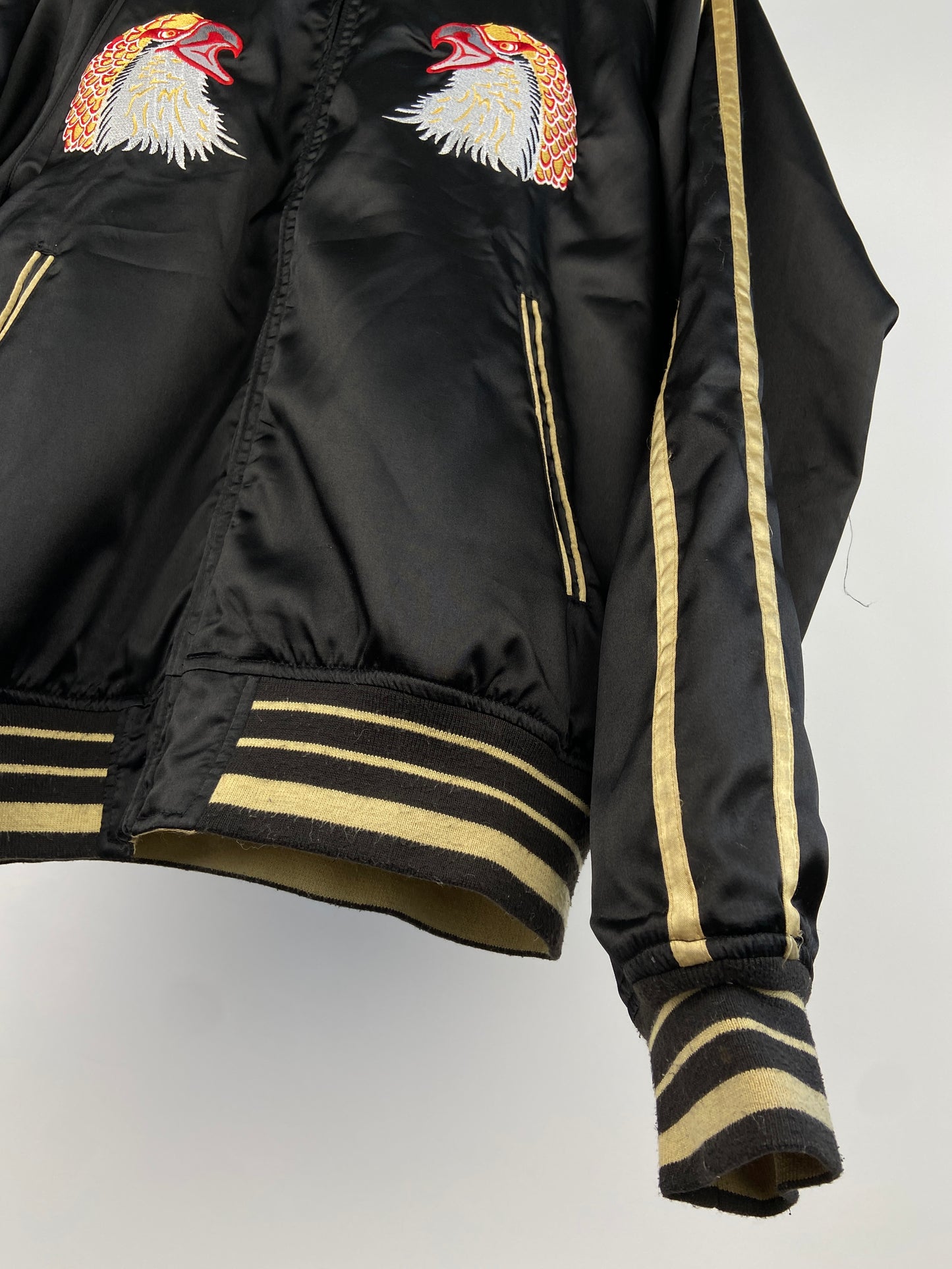 Vintage Avirex 90s Satin Bomber Jacket