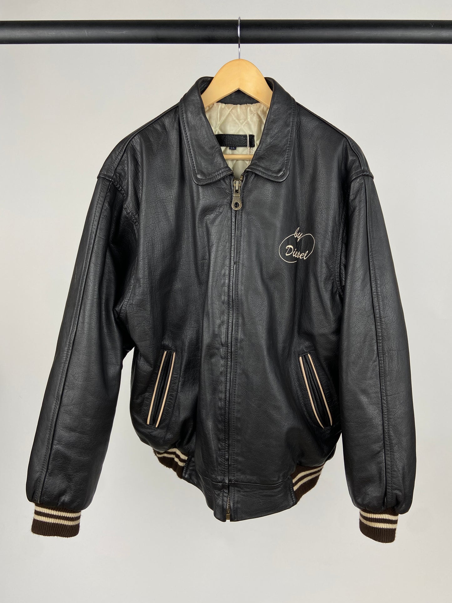 Vintage Diesel 90s Leather Jacket