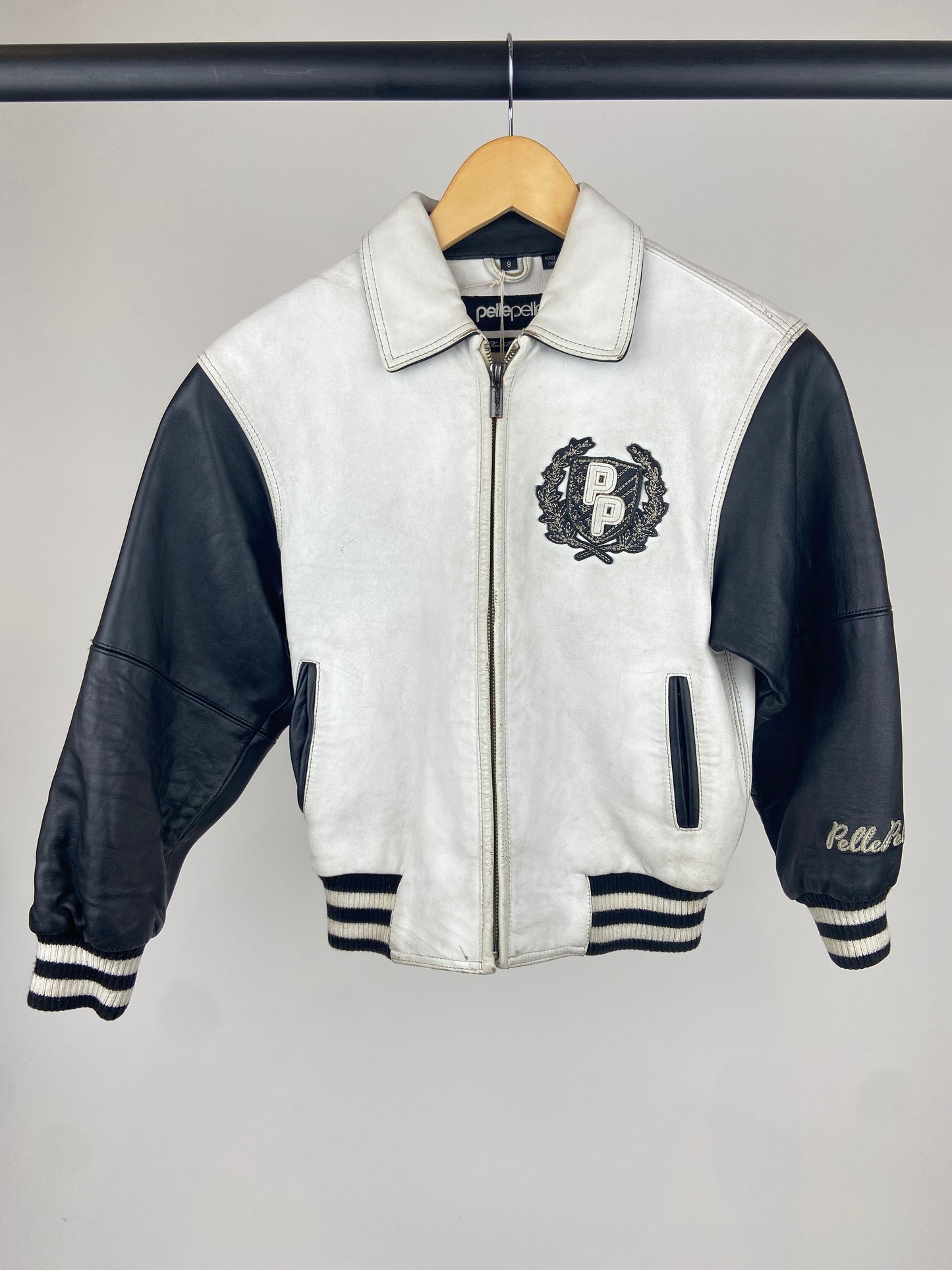Vintage Pelle Pelle 90s Leather Bomber Jacket