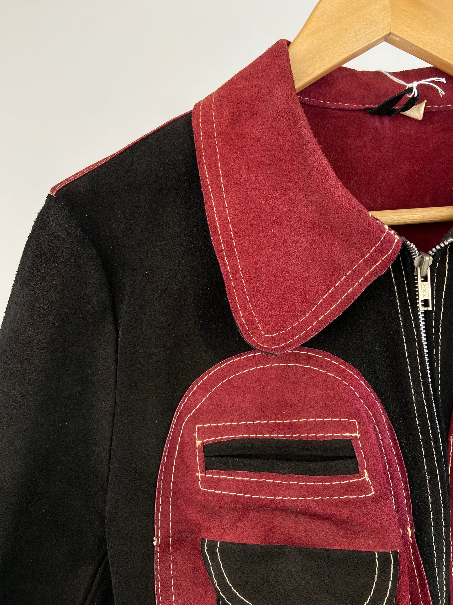 Vintage 70s Suede Contrast Jacket