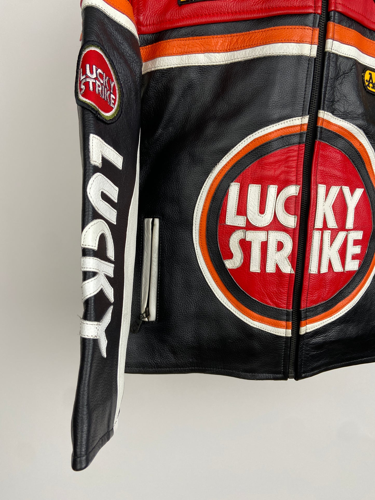 Lucky Strike Leather Motorbike Jacket