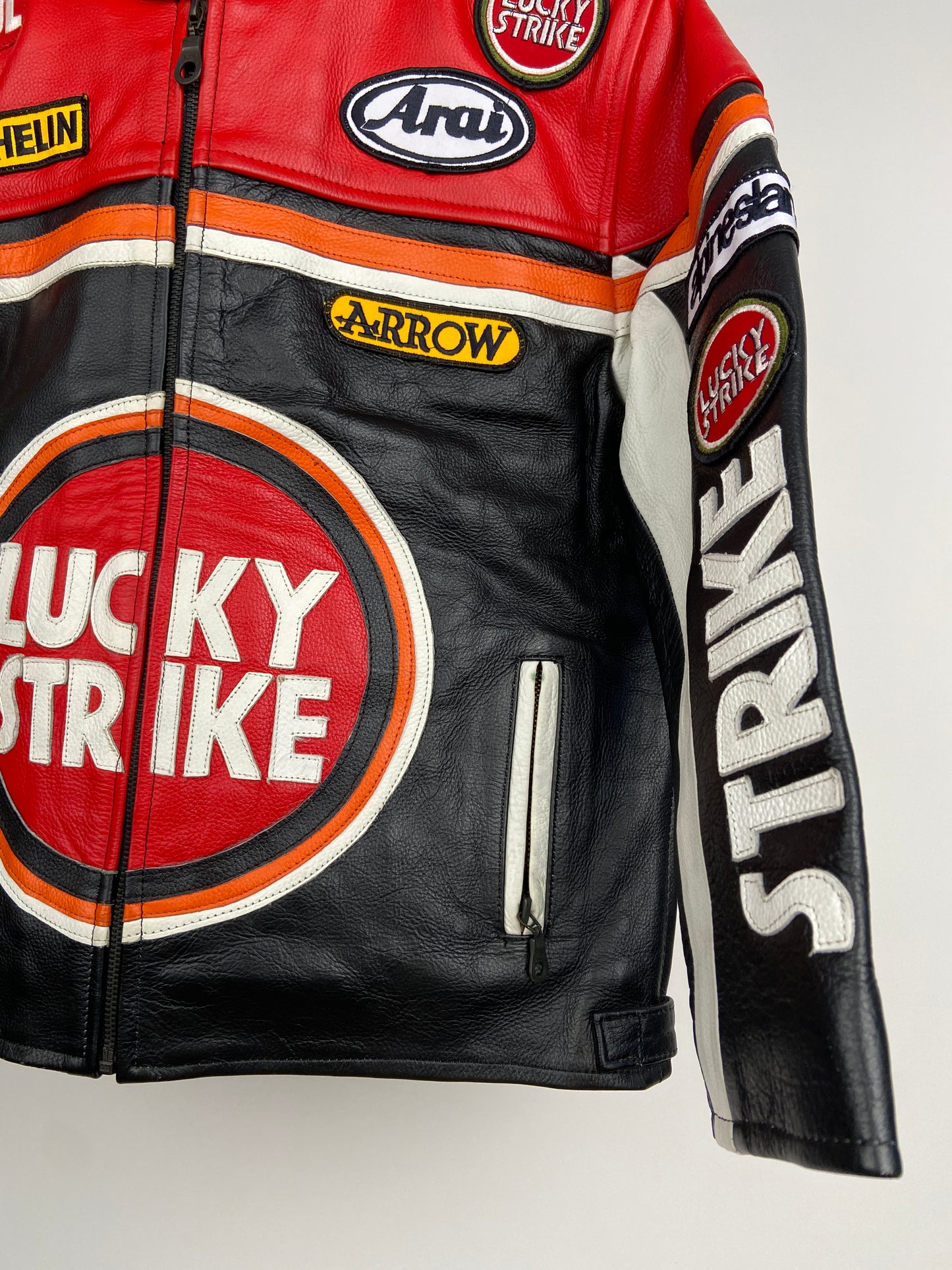 Lucky Strike Leather Motorbike Jacket