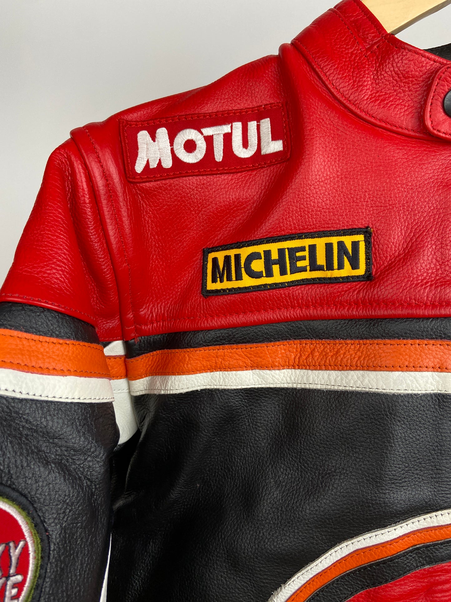 Lucky Strike Leather Motorbike Jacket