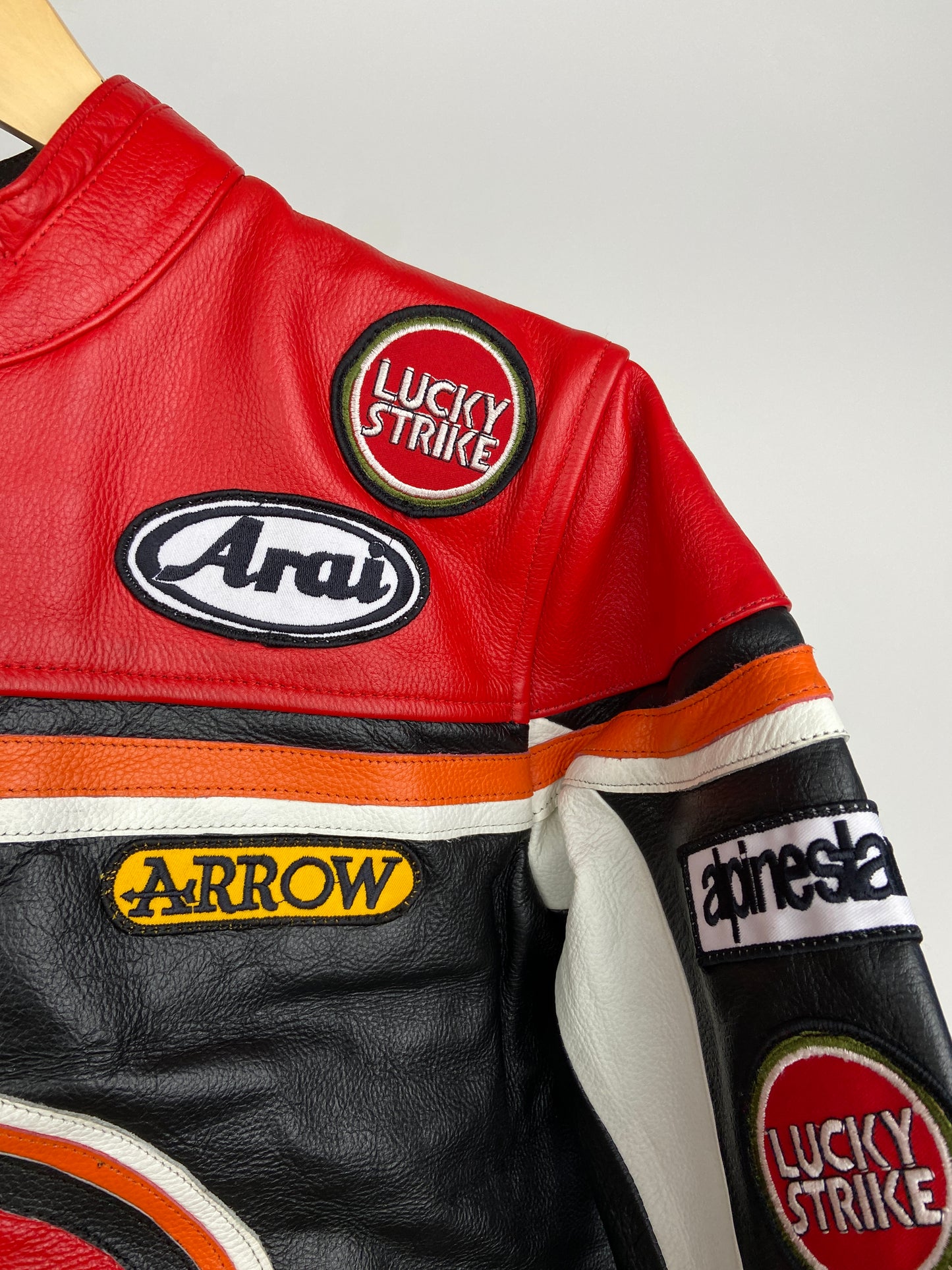 Lucky Strike Leather Motorbike Jacket