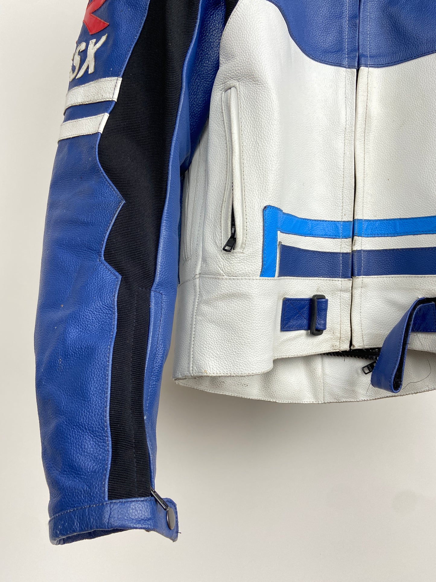Suzuki R GSX 90s Leather Motorbike Jacket
