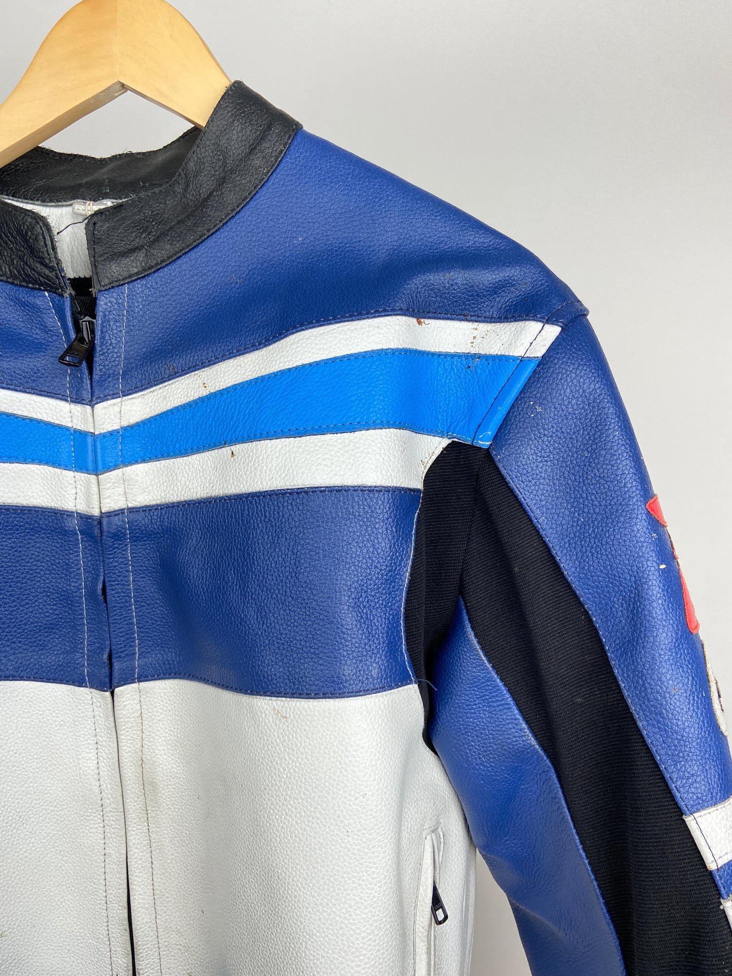 Suzuki R GSX 90s Leather Motorbike Jacket