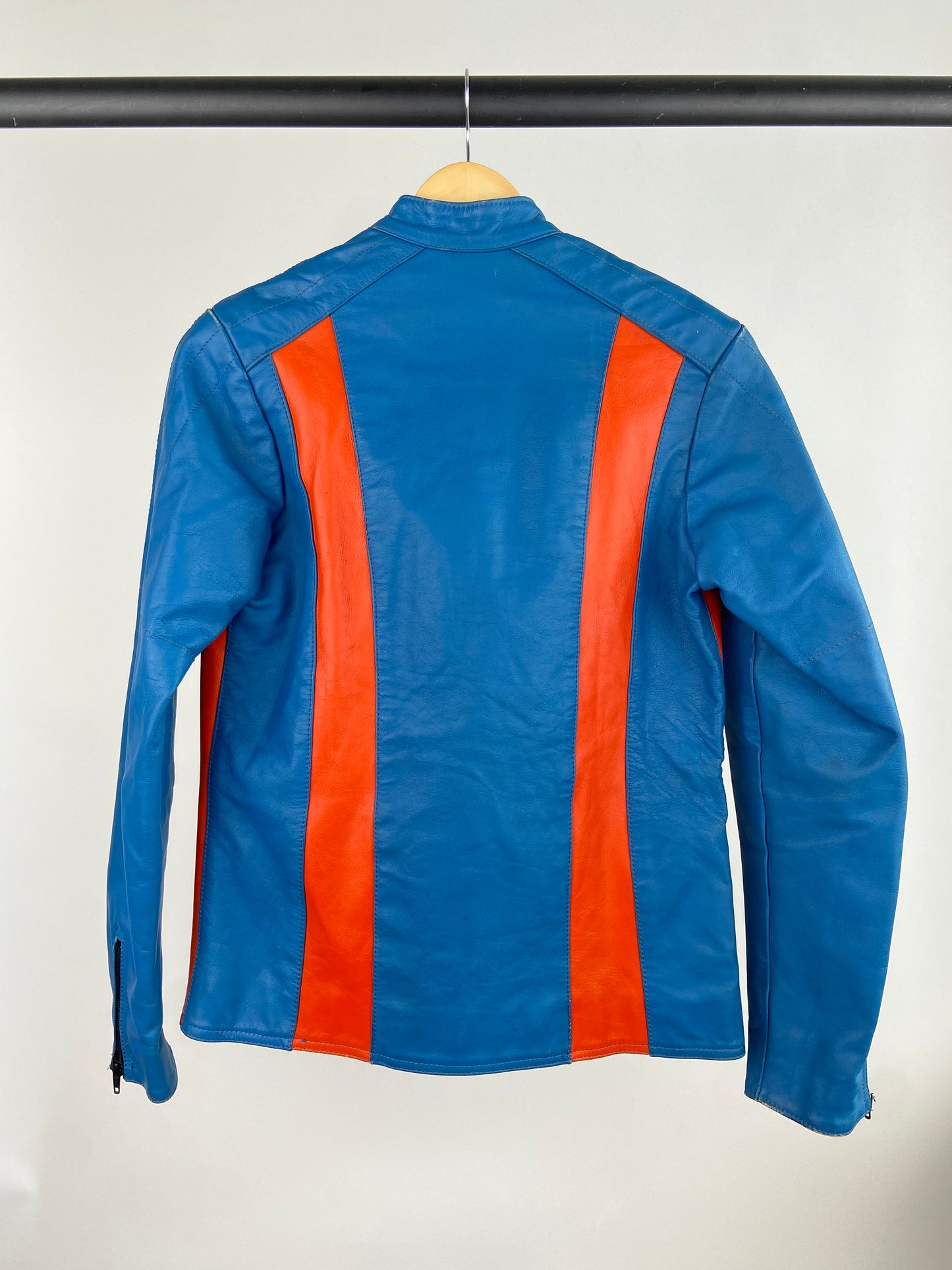 Damen 90s Leather Motorbike Jacket
