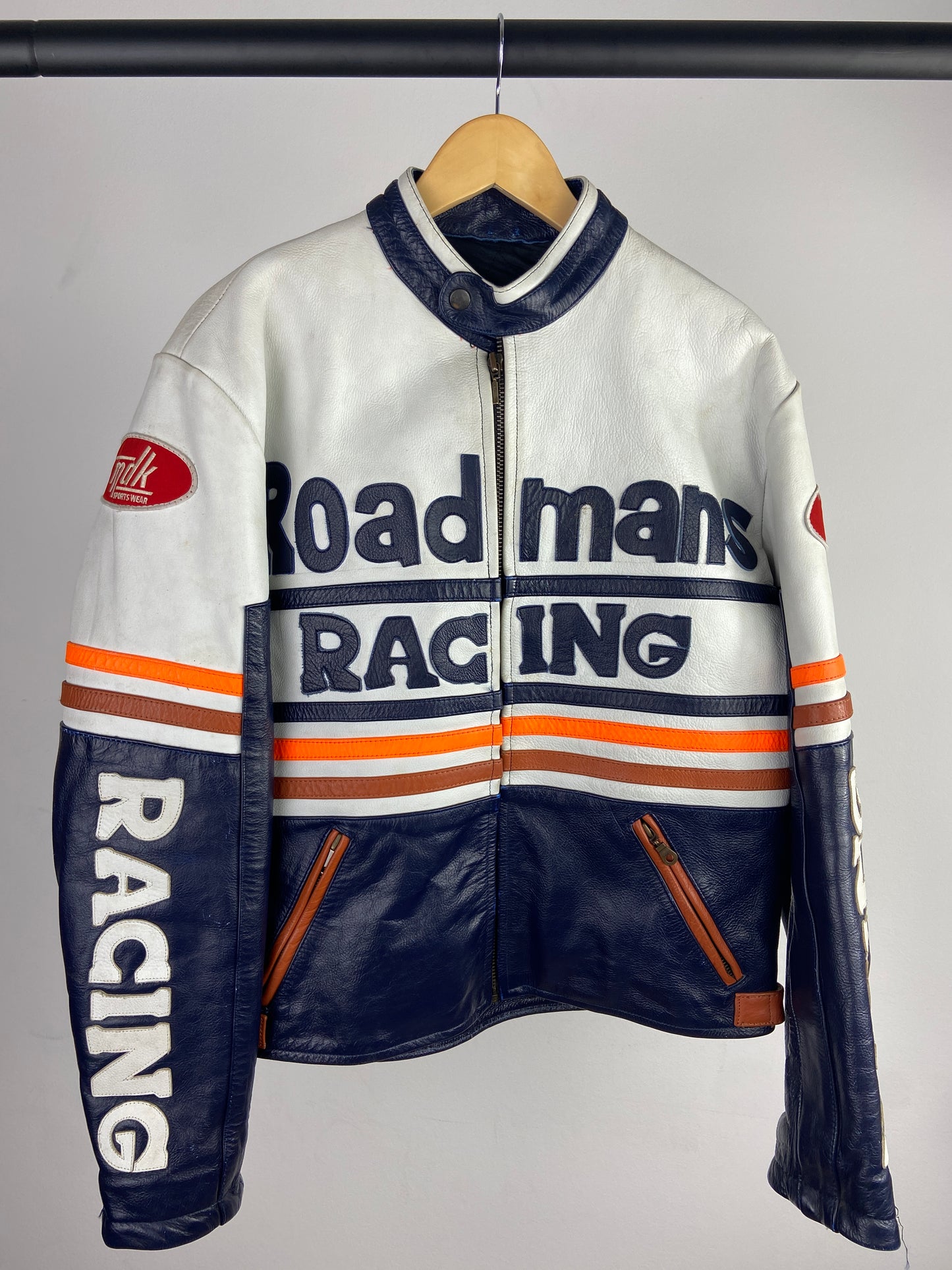 Roadmans 90s Leather Motorbike Jacket