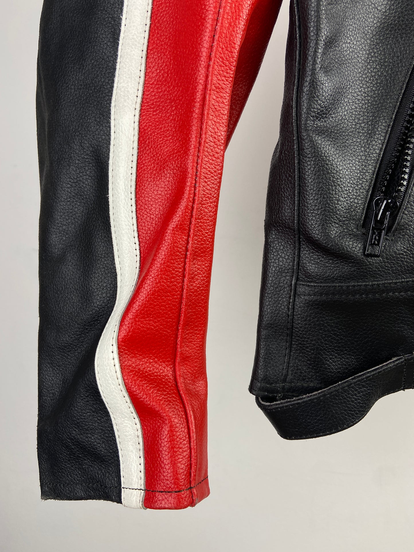 Unbranded 90s Leather Motorbike Jacket