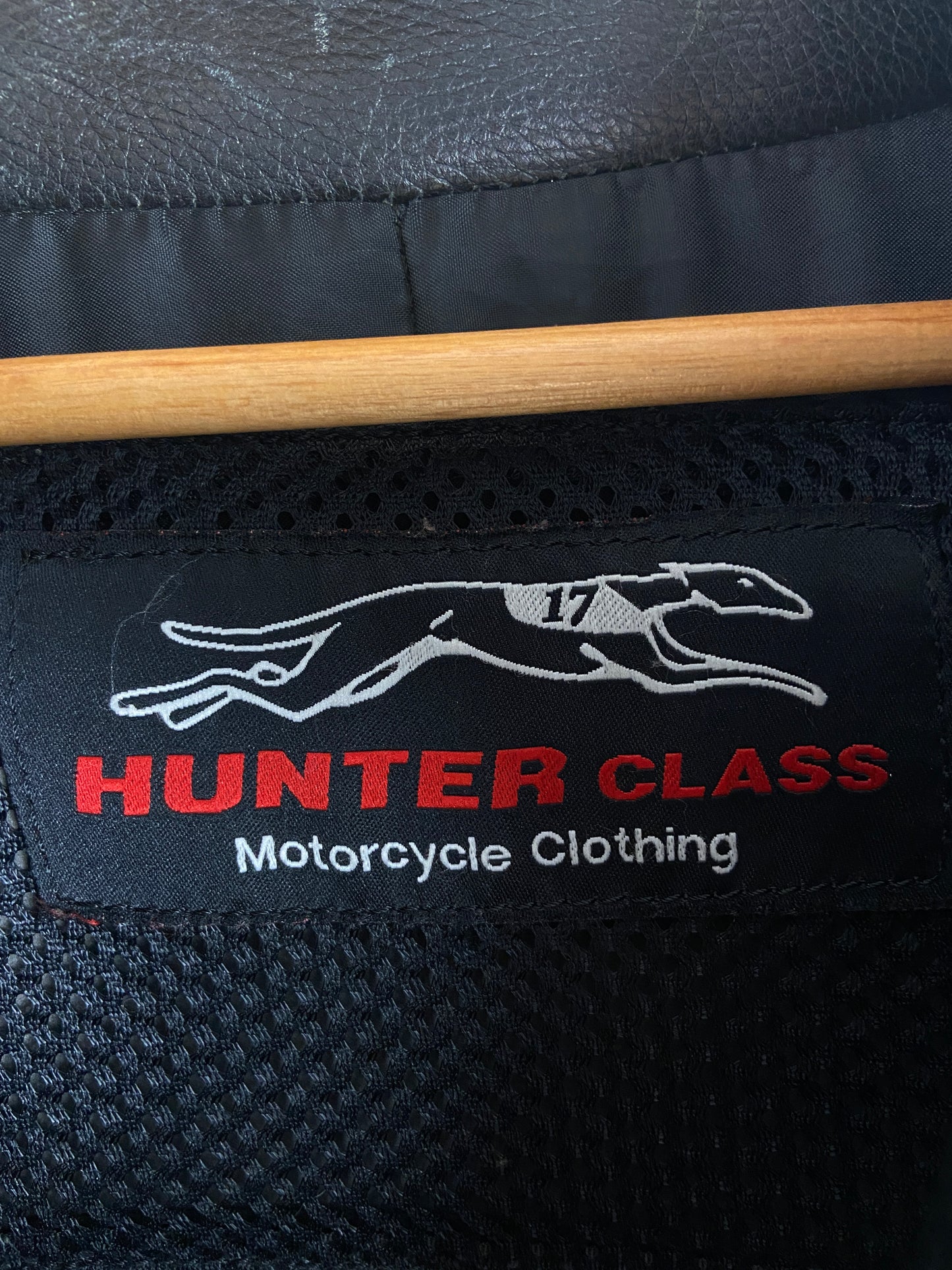 Hunter 90s Leather Motorbike Jacket
