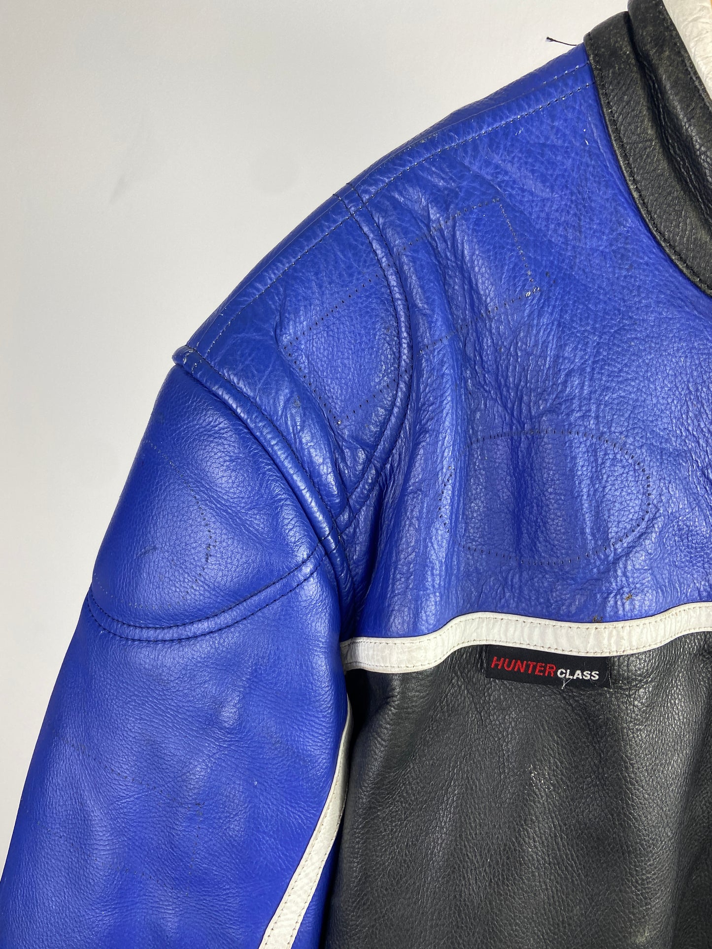 Hunter 90s Leather Motorbike Jacket