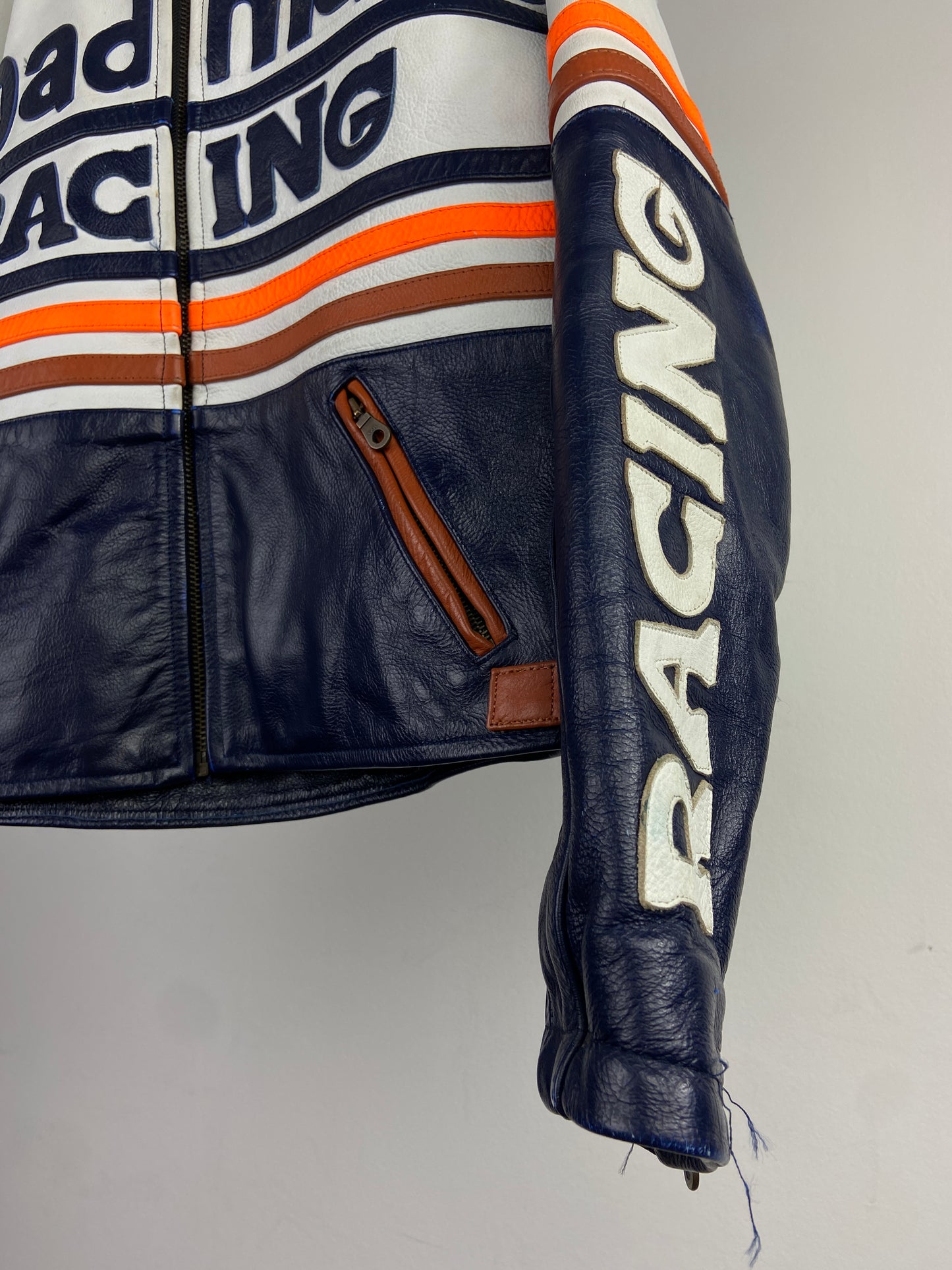 Roadmans 90s Leather Motorbike Jacket