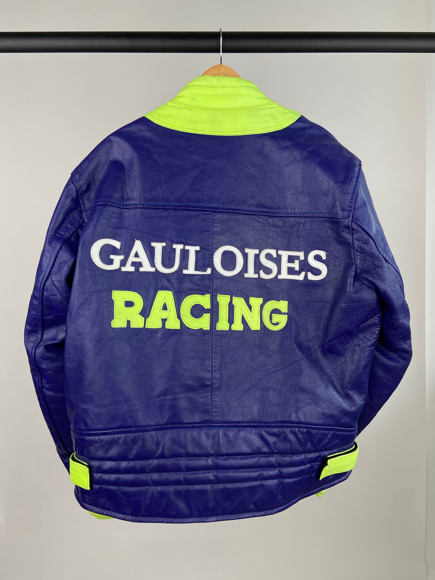 Gauloises 90s Leather Motorbike Jacket