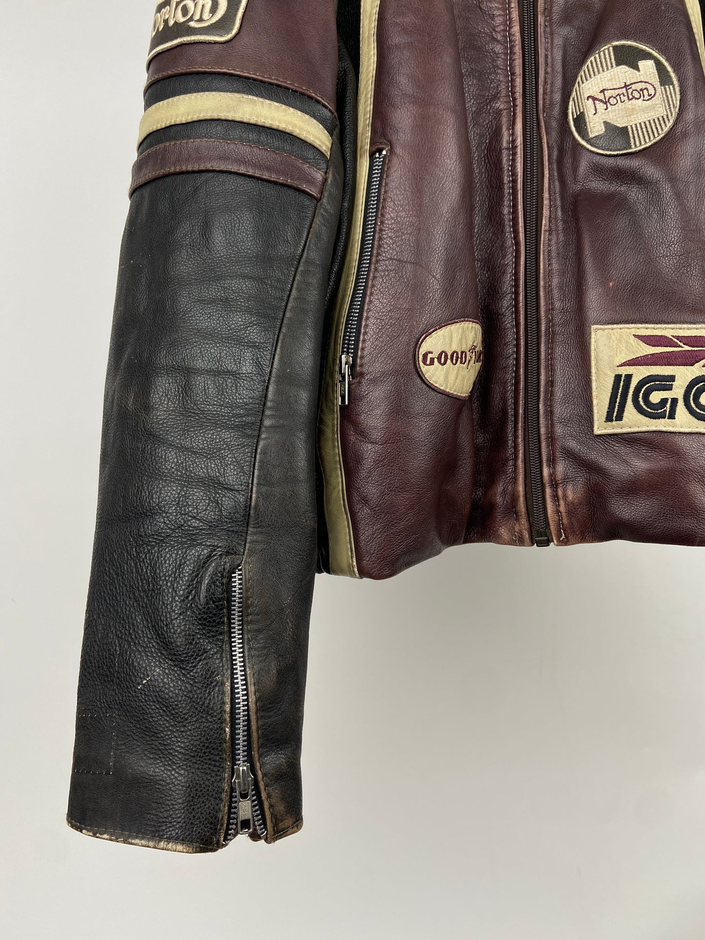 Redskins 90s Leather Baseball Jacket