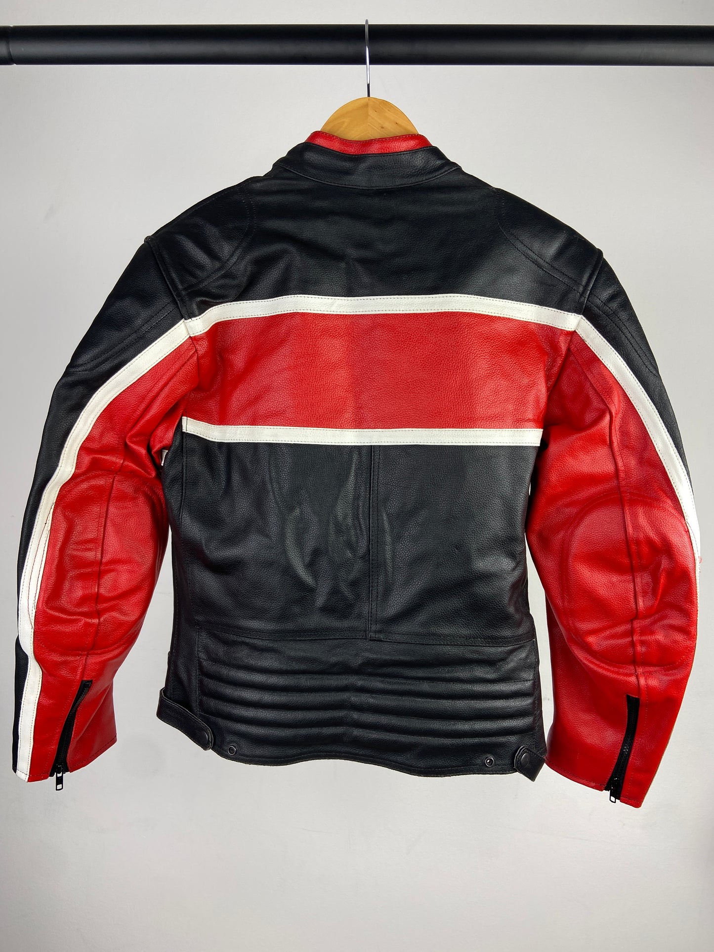 Unbranded 90s Leather Motorbike Jacket