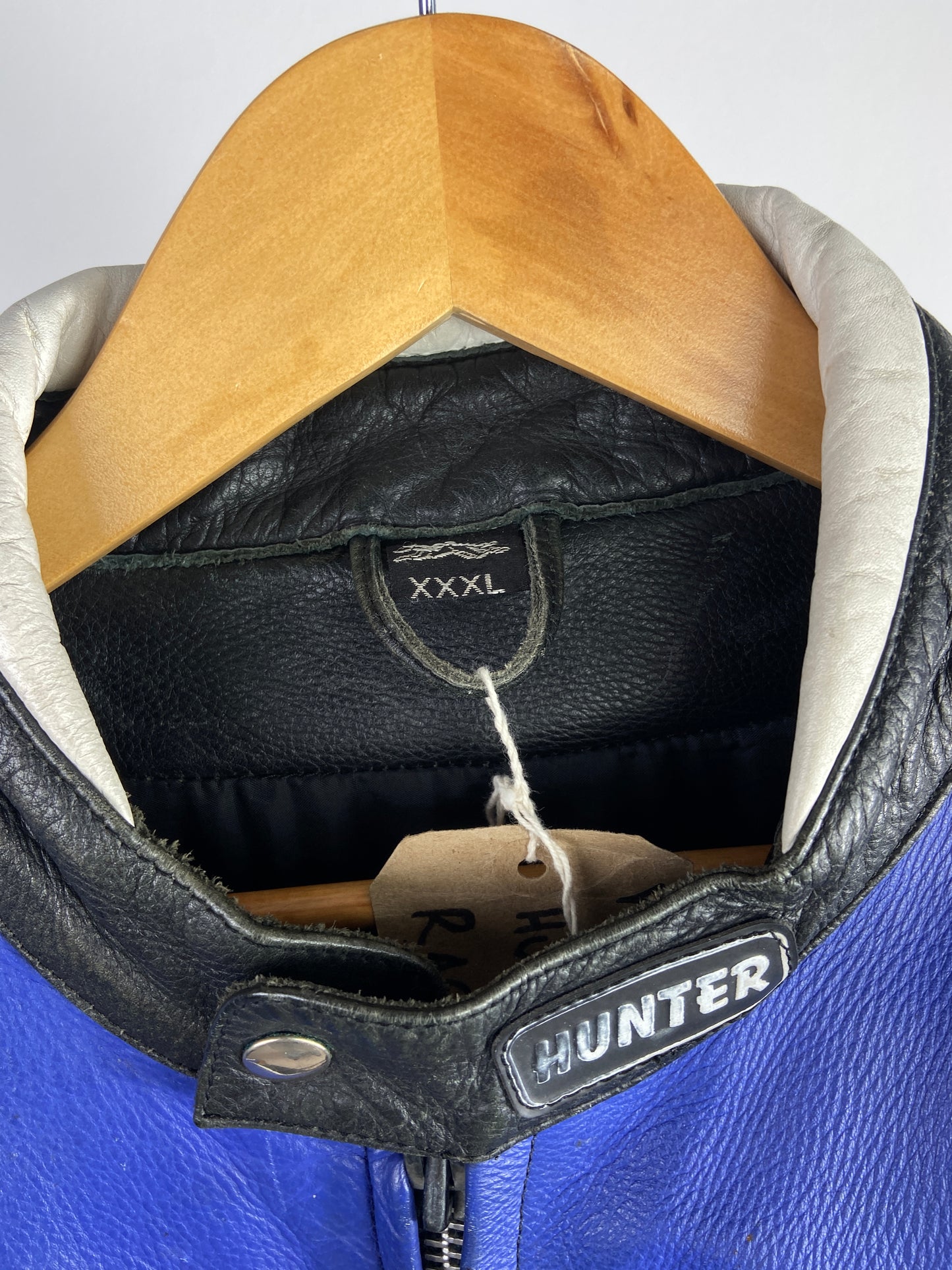 Hunter 90s Leather Motorbike Jacket