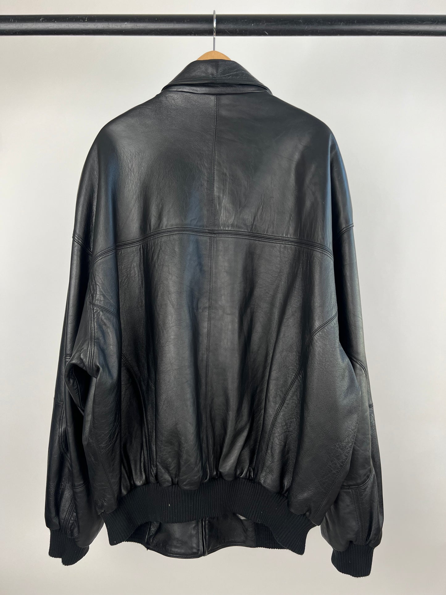 Vintage Pelle Pelle 90s Leather Bomber Jacket