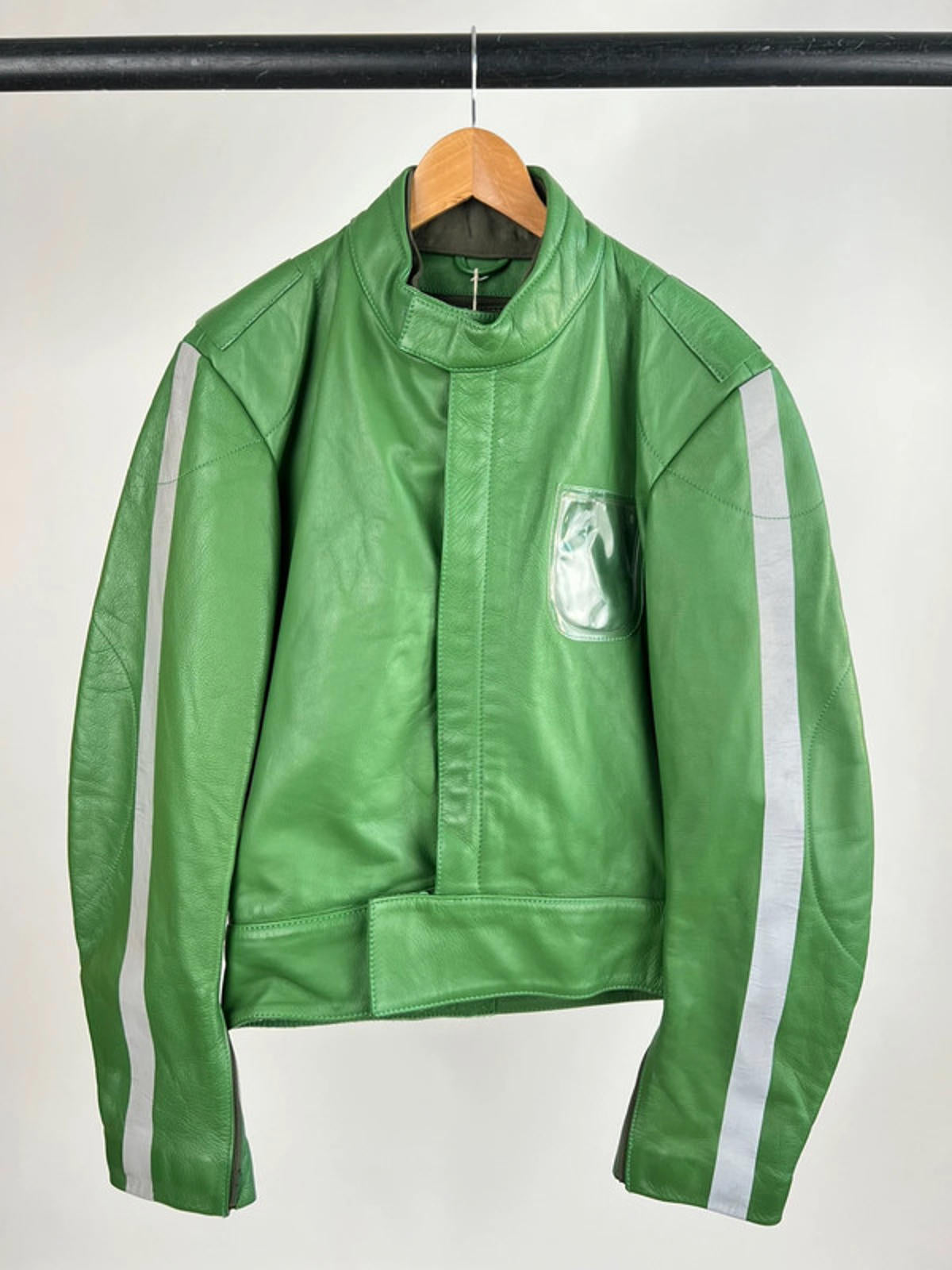 Vintage 80s German Leather Biker Jacket