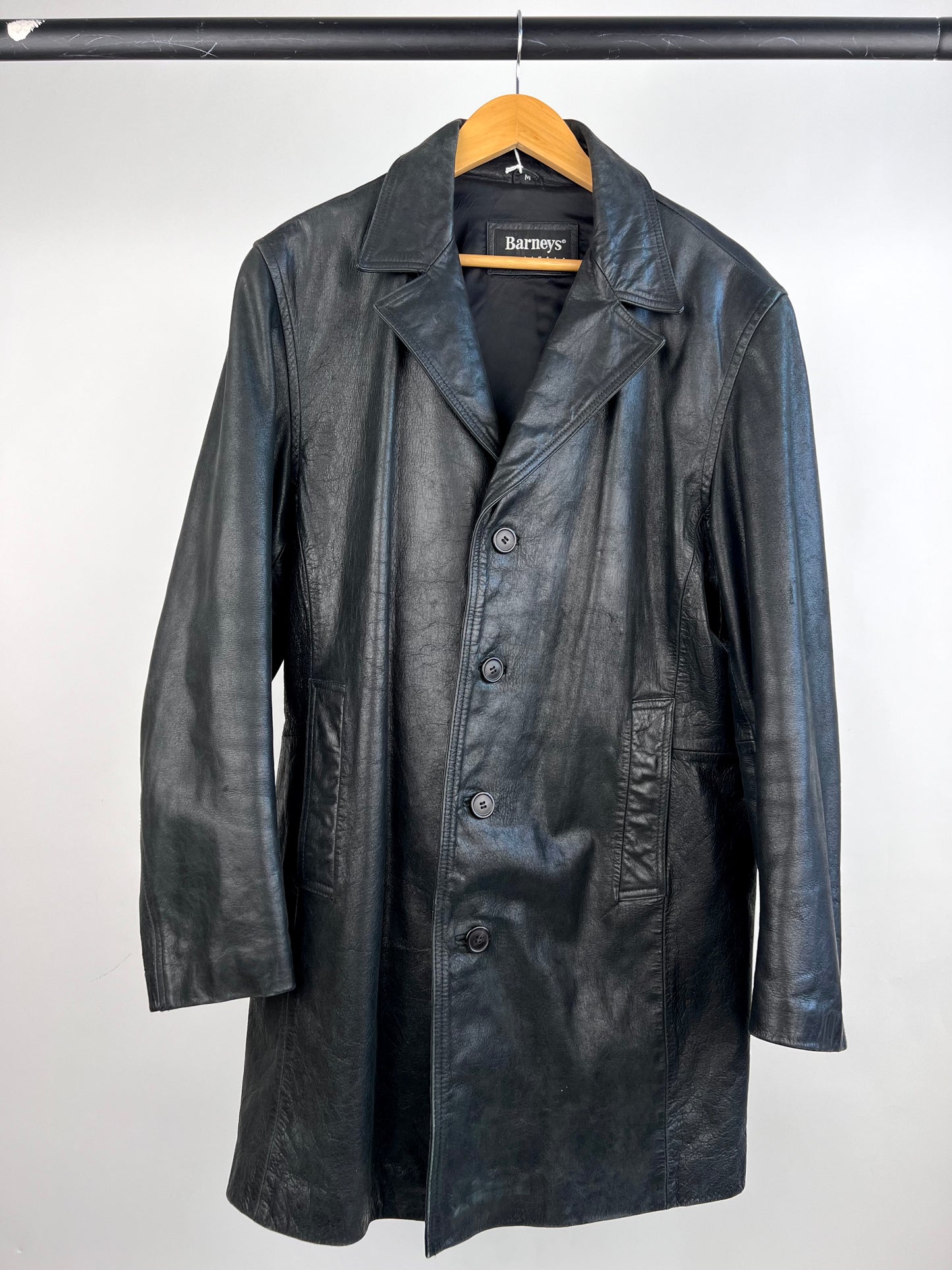Vintage 90s Barneys Leather Jacket