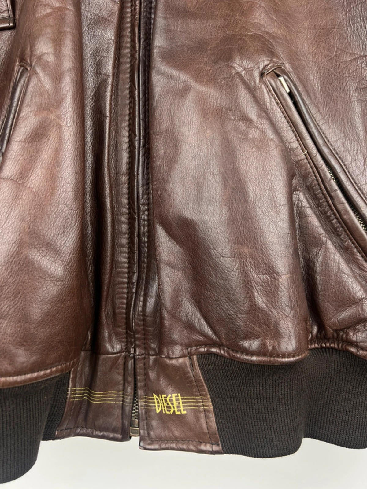 Vintage 80s Diesel Leather Jacket