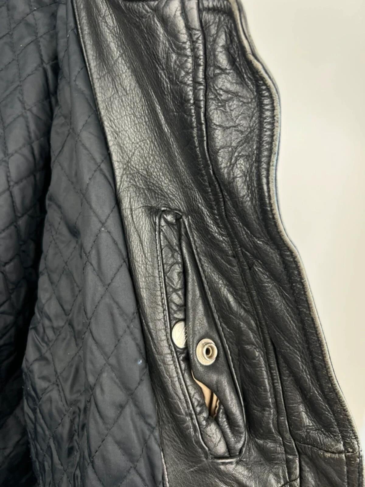 Vintage 90s Diesel Leather Bomber Jacket