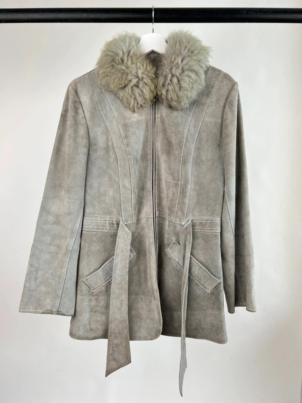 Vintage 70s Suede Afghan Jacket