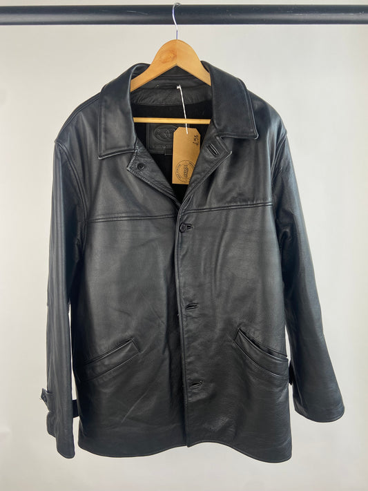 Vintage 90s CIRO CITTERIO Black Leather Jacket