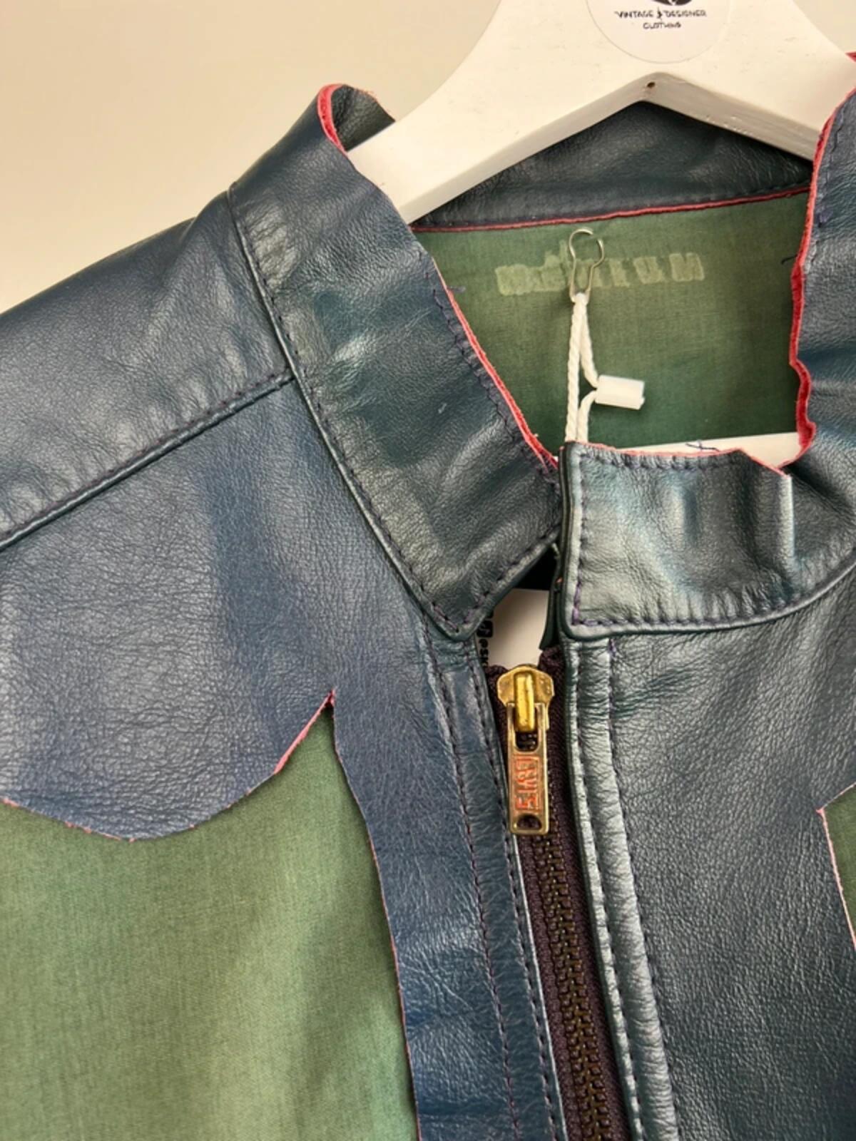 Vintage 90s Levi’s Red Japanese Leather Jacket