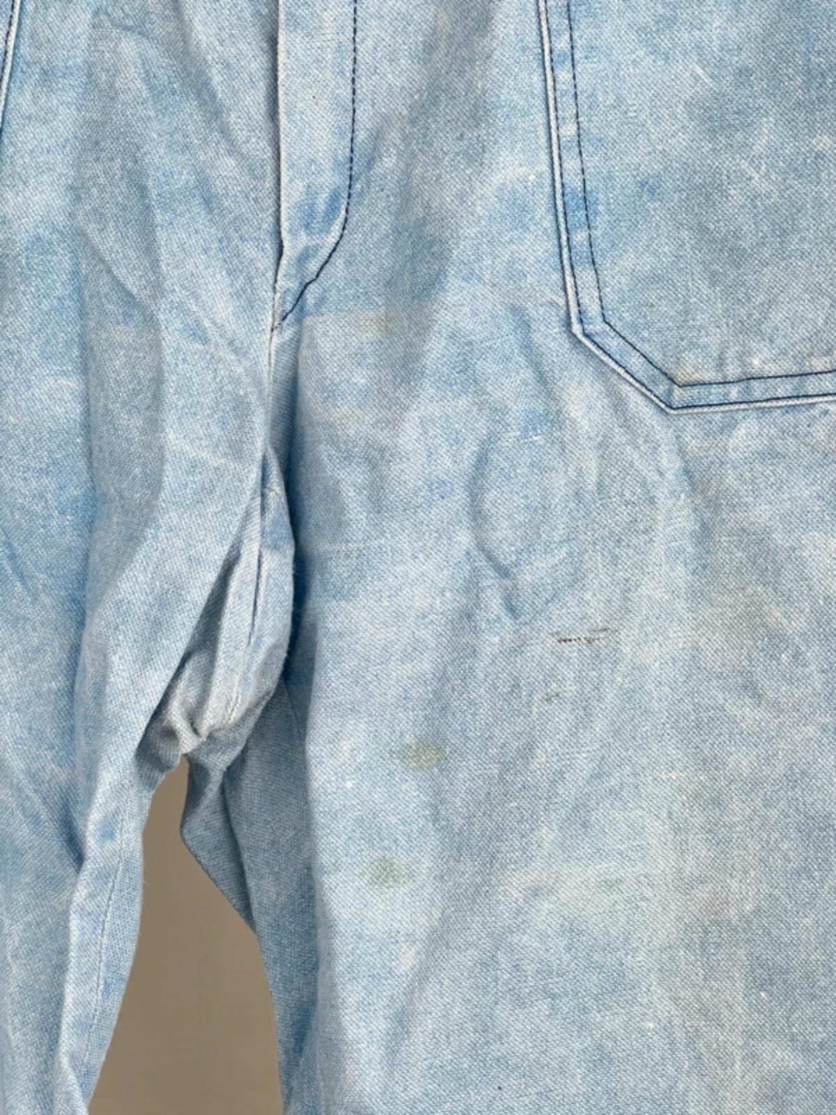 Vintage 70s Austin Reed Denim Safari Suit