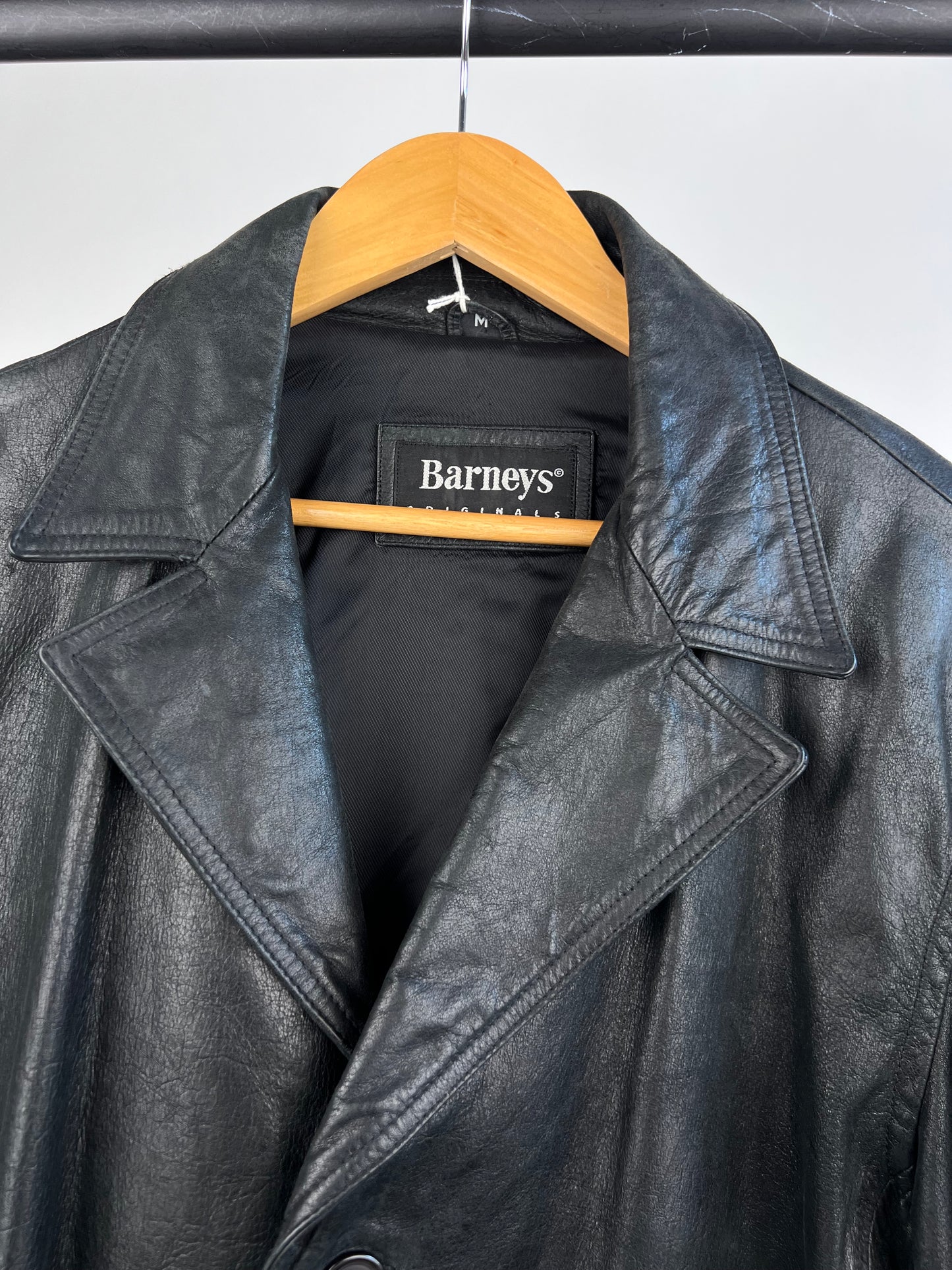 Vintage 90s Barneys Leather Jacket