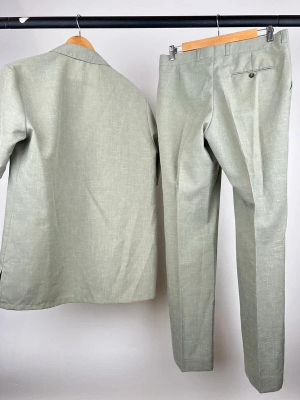 Vintage 70s Brigadier Safari Short Sleeve Suit