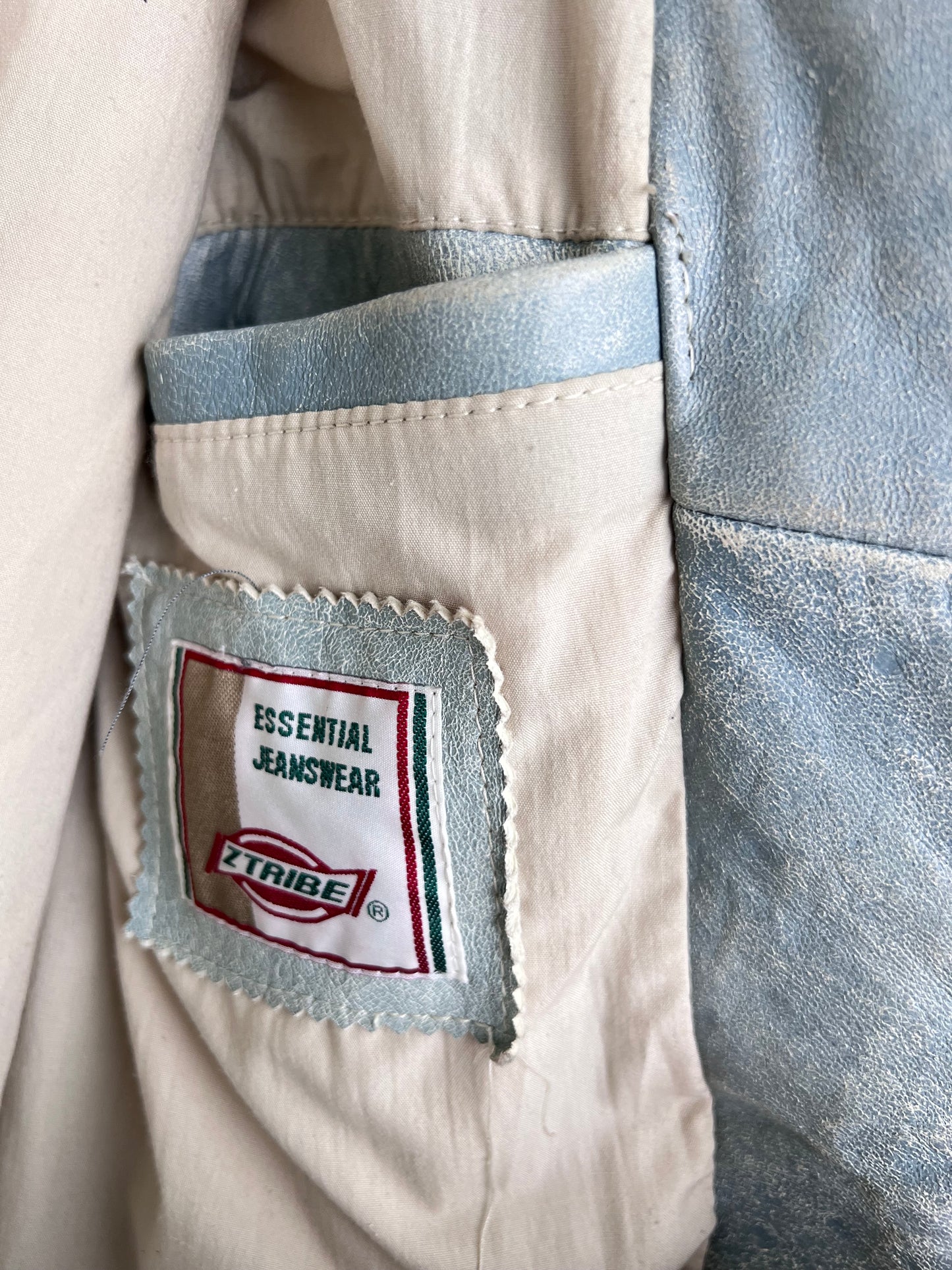 Ztribe 90s Leather Baseball Jacket