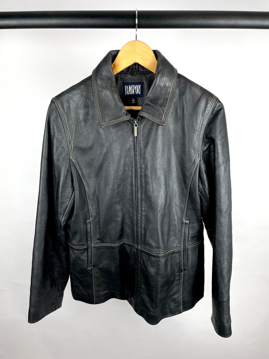 Vintage 90s Blassport Leather Jacket