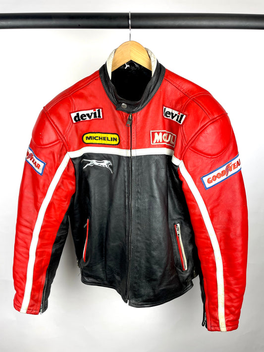 Vintage 90s Leather Motorbike Jacket