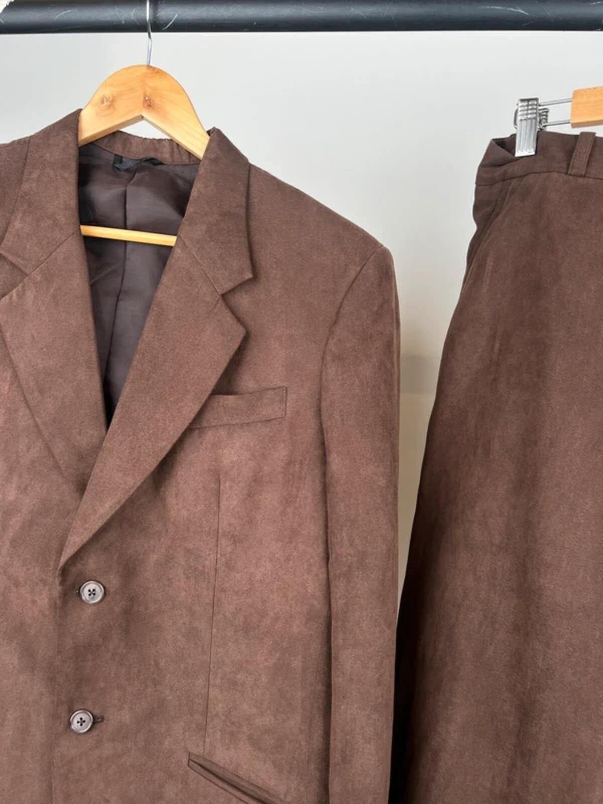 Vintage 70s Manhattan Suede Suit