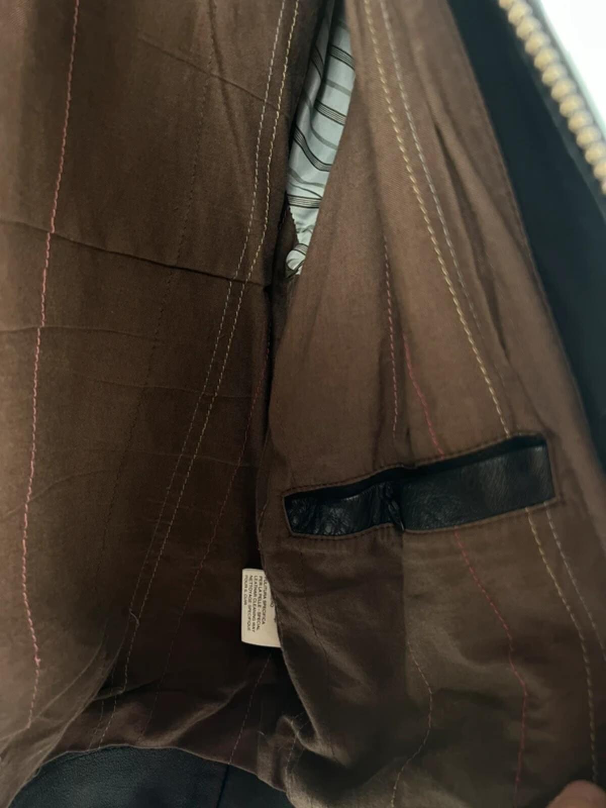 Vintage Diesel Leather Bomber Jacket