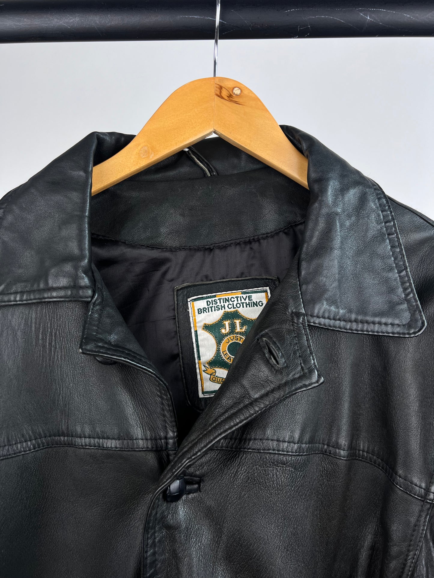 Vintage 90s JL Leather Jacket