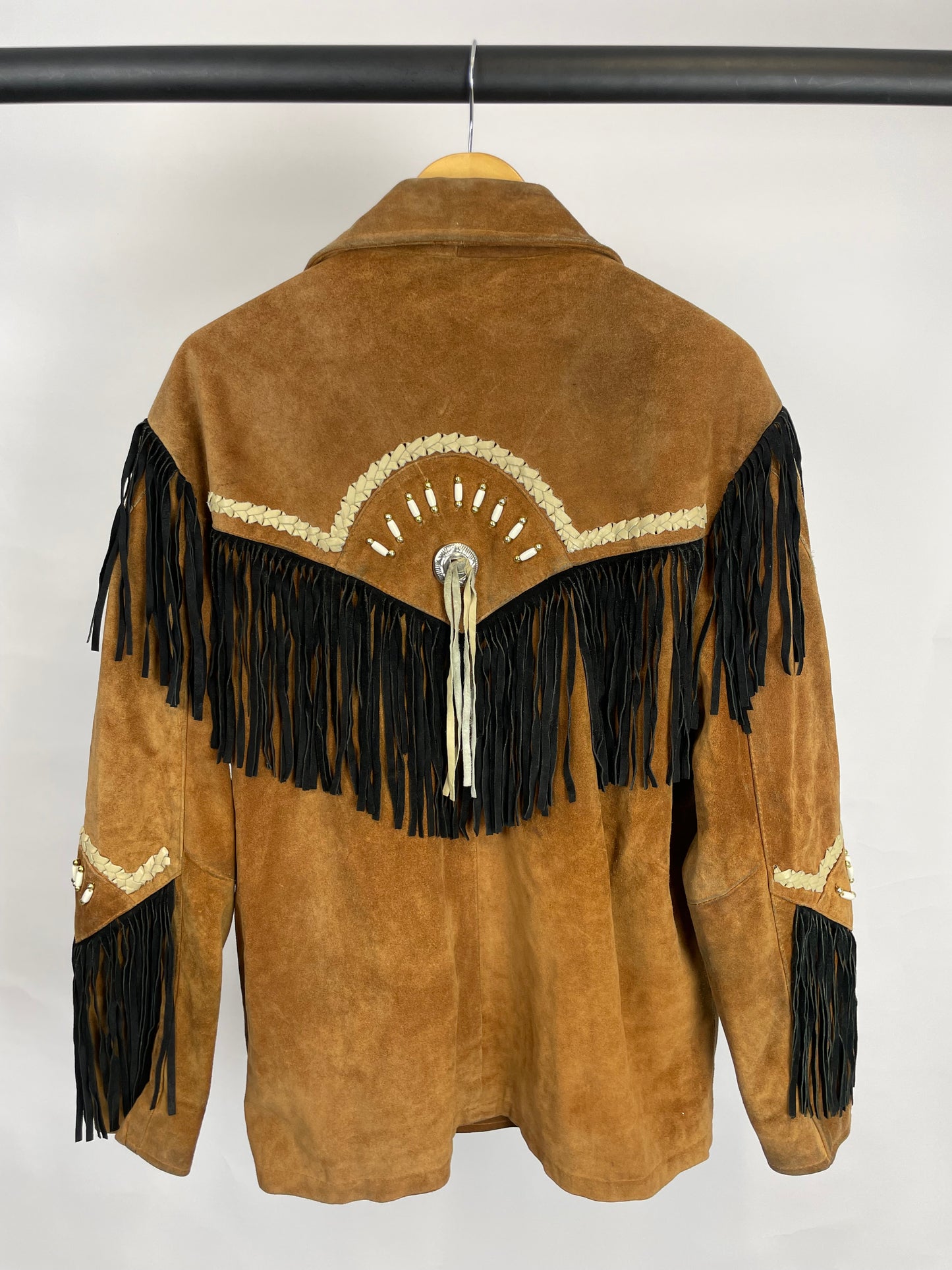 Western 70s Attraction Suede Tassel Jacket