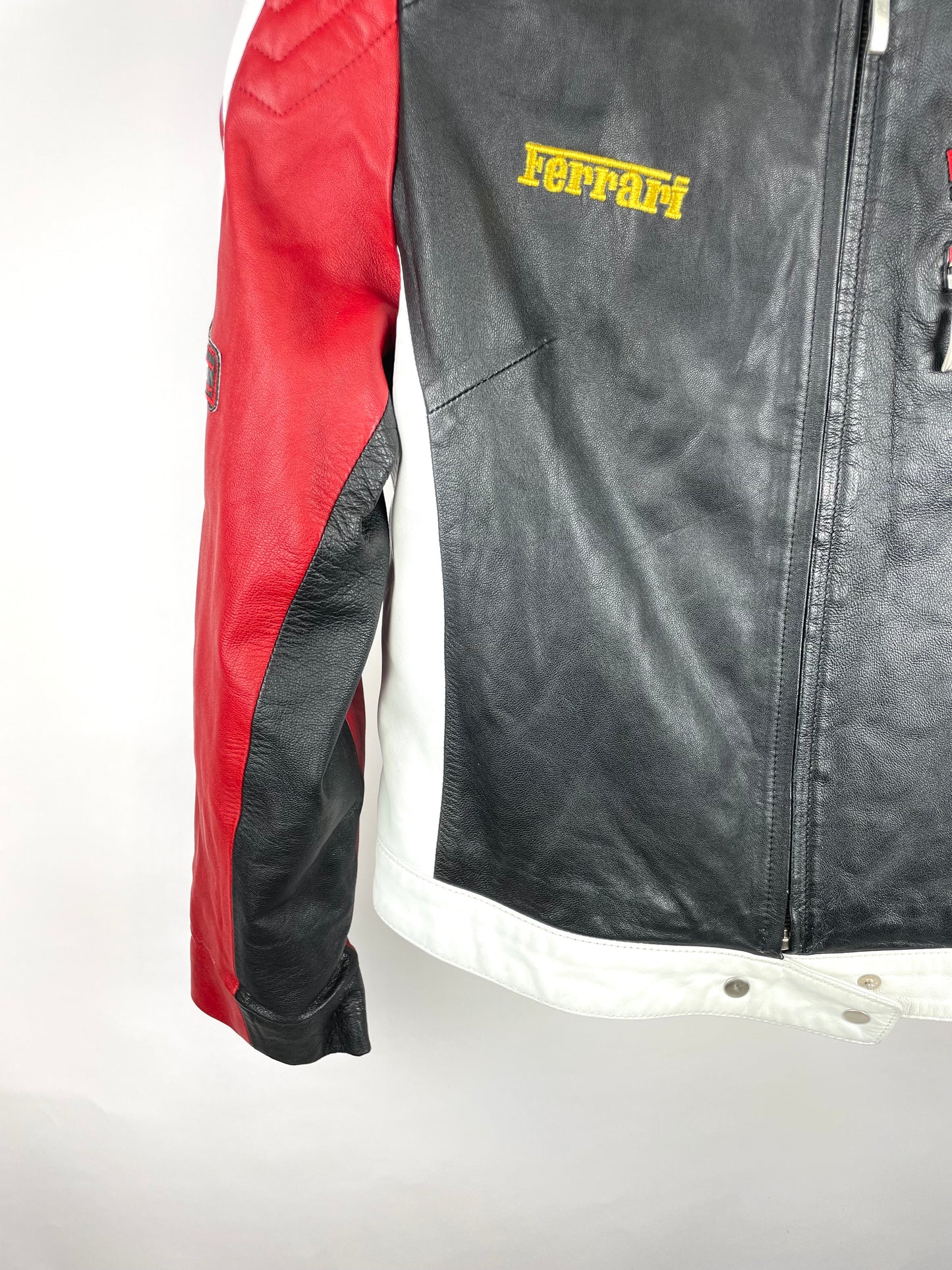 Vintage 90s Ferrari Leather Jacket