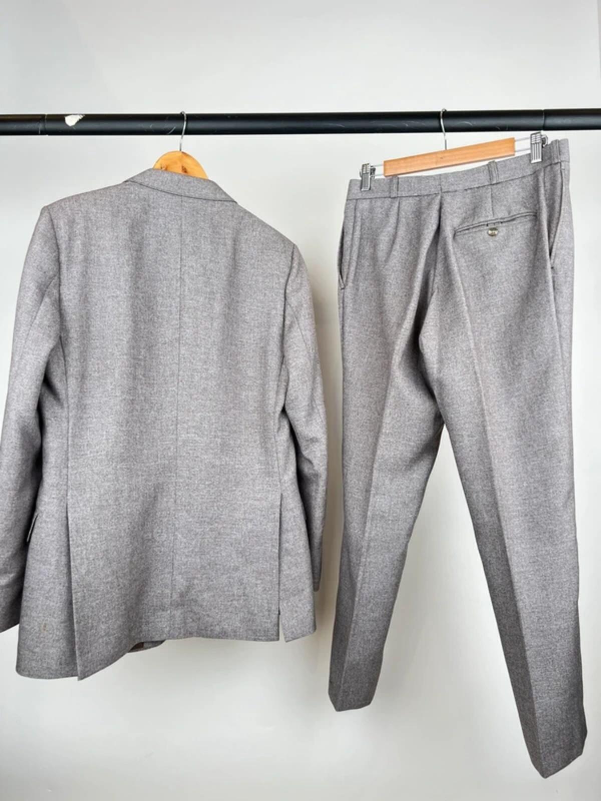 Vintage 90’s Herringbone Tailored Suit