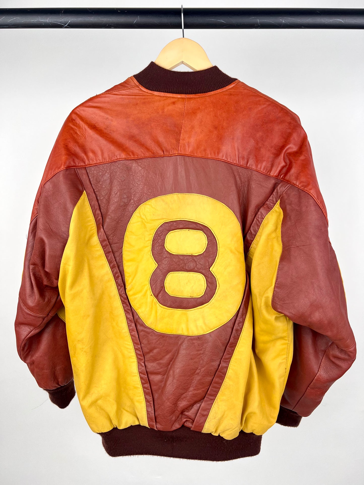 Vintage 8 Ball 90s Leather Jacket