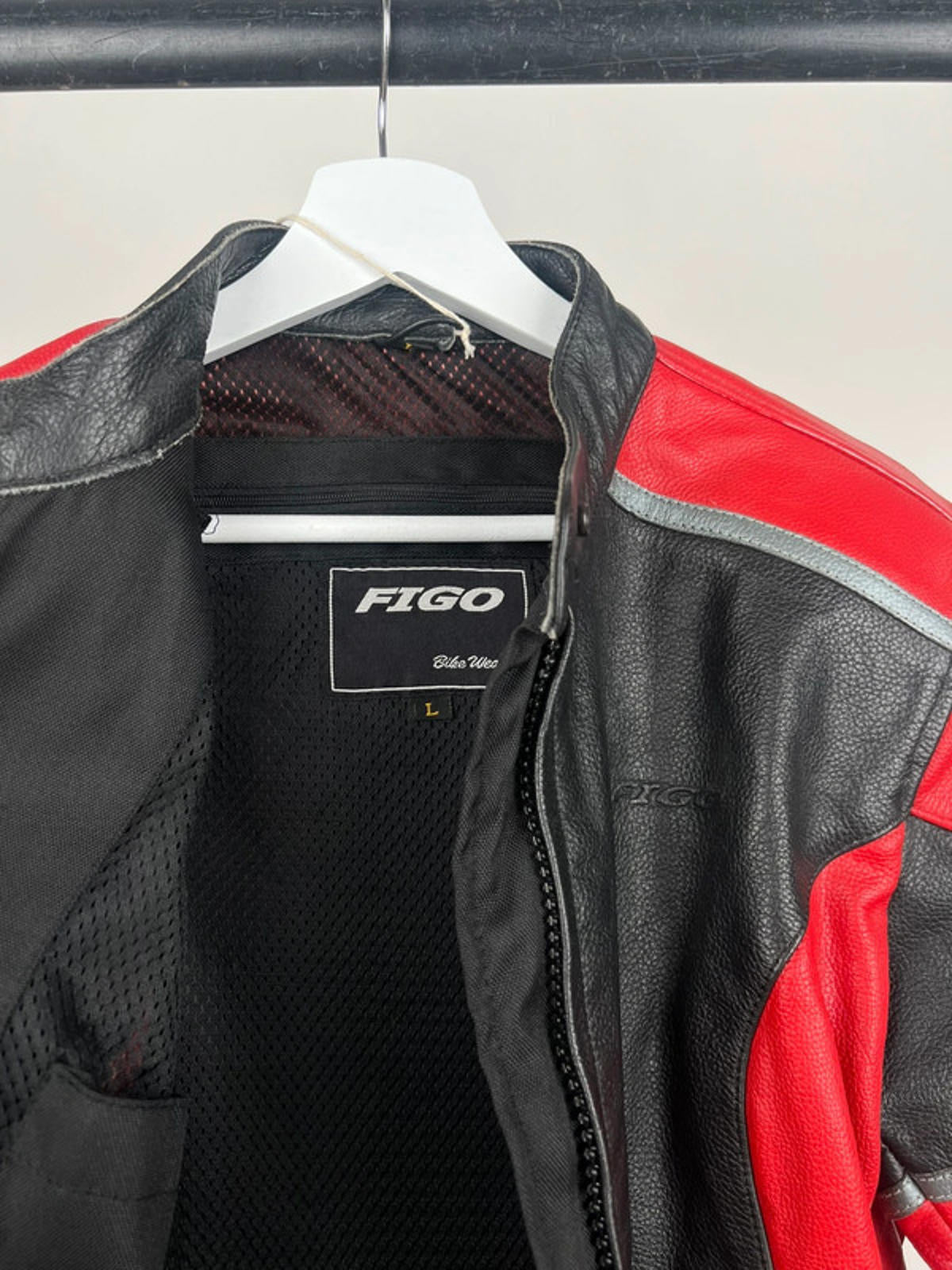 Vintage 90s Figo Leather Motorbike Jacket